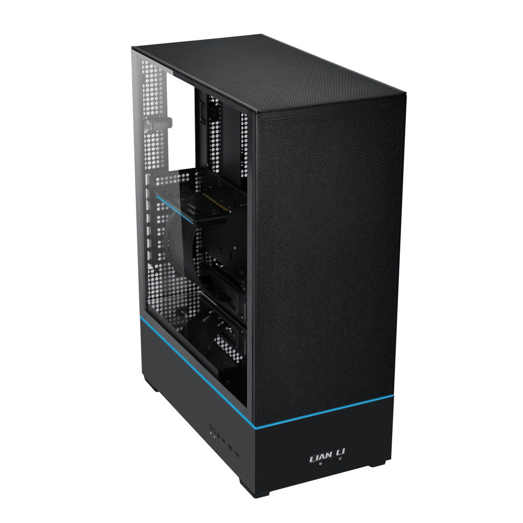 LIAN LI LANCOOL 207 Compact ATX RGB Gaming Computer Case, Airflow Optimized Mesh Panels Tower Chassis w/ 2x140mm ARGB,2x120mm PWM Fans Pre-Installed, USB Type-C Port, Tempered Glass Side Panel (Black)