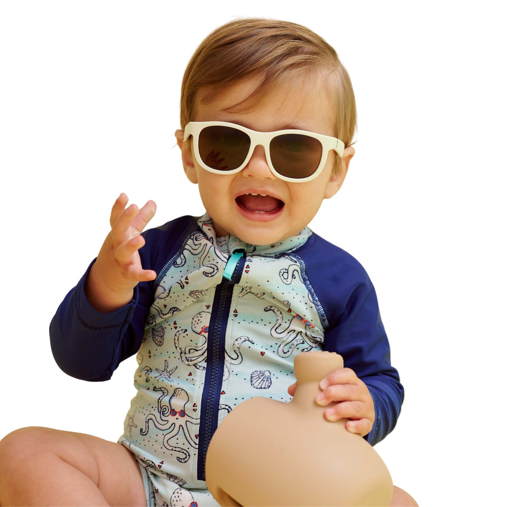 Babiators Original Navigator Baby & Toddler Sunglasses | 100% UV Protection, Shatter-Resistant, Flexible Rubber Frames