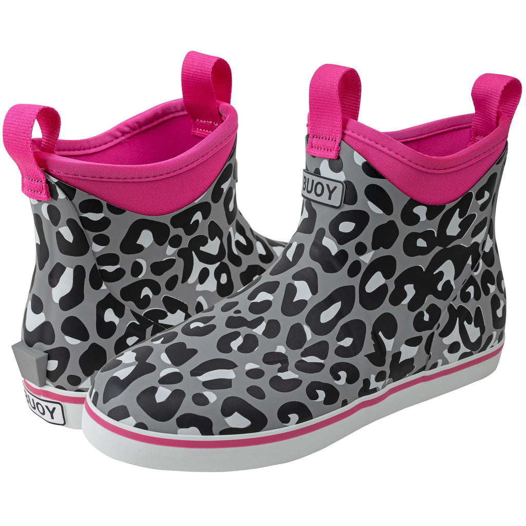 Buoy Boots Womens Waterproof Deck Ankle Rain Boots