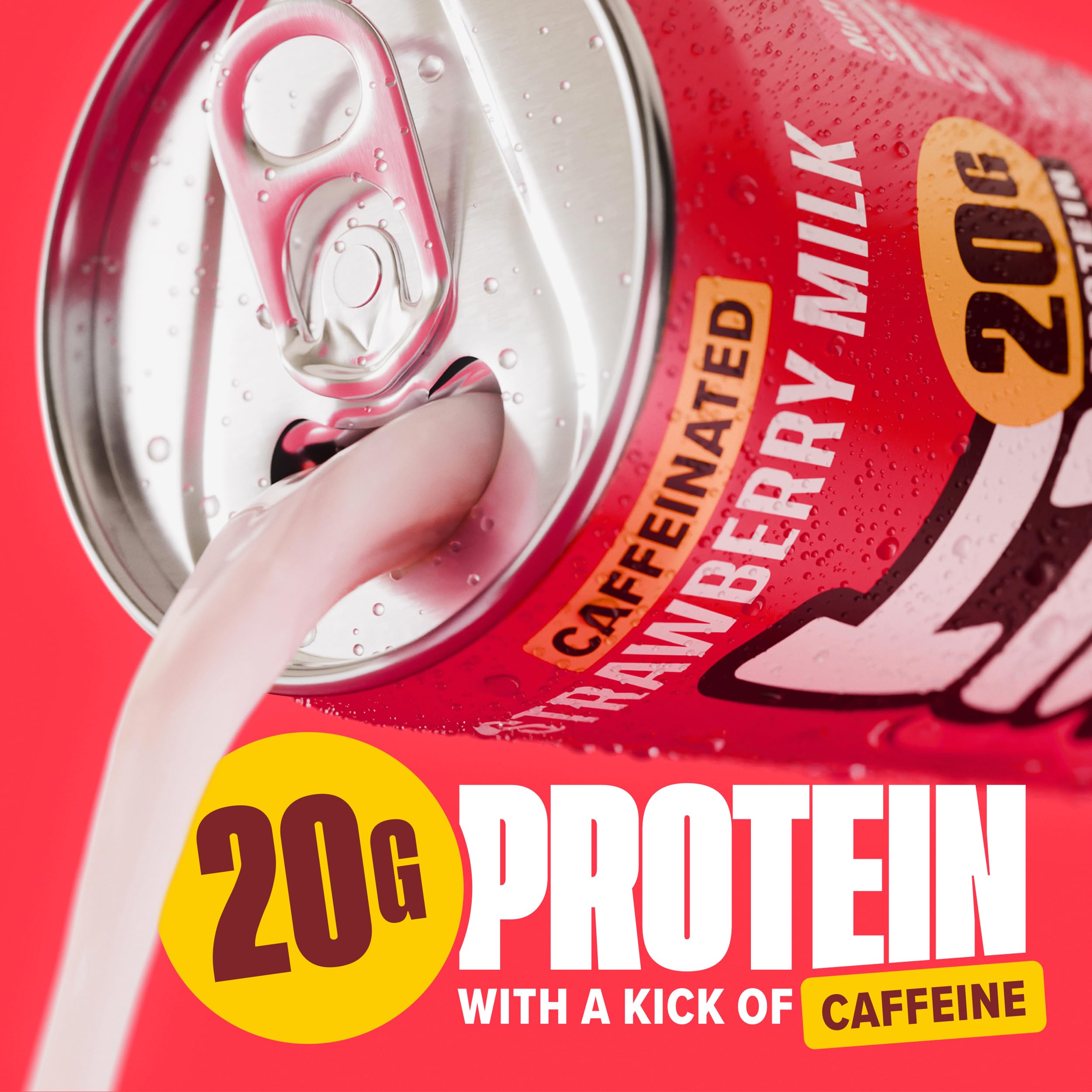 Spylt High Protein Milk - 6 Flavor Variety Pack with 60mg Caffeine & 20g Protein - 90 Calories, Ready to Drink, Sugar Free, Lactose Free Milk, Perfect for Workout Recovery & Afternoon Pick Me Up - 12 Count - Packaging May Vary
