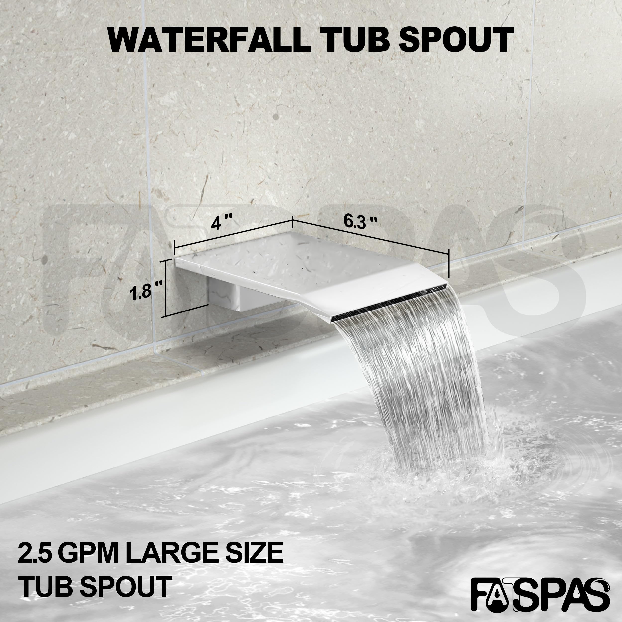Brushed Gold Shower System with 10-Inch Rain Showerhead and Tub Spout | cUPC-certified pressure balance brass valve to prevent scalding, CEC-certified air injection technology for low pressure