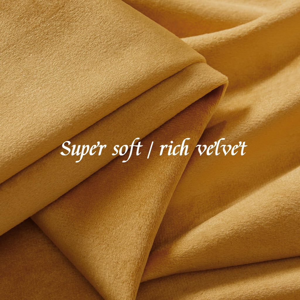 Nemia Dark Green Velvet Curtains Thermal Insulated Blackout Curtain for Bedroom Window Living Room Darkening Luxury Vintage 63 Inches Long Heavy Drapes Panels Rod Pocket Set of 2