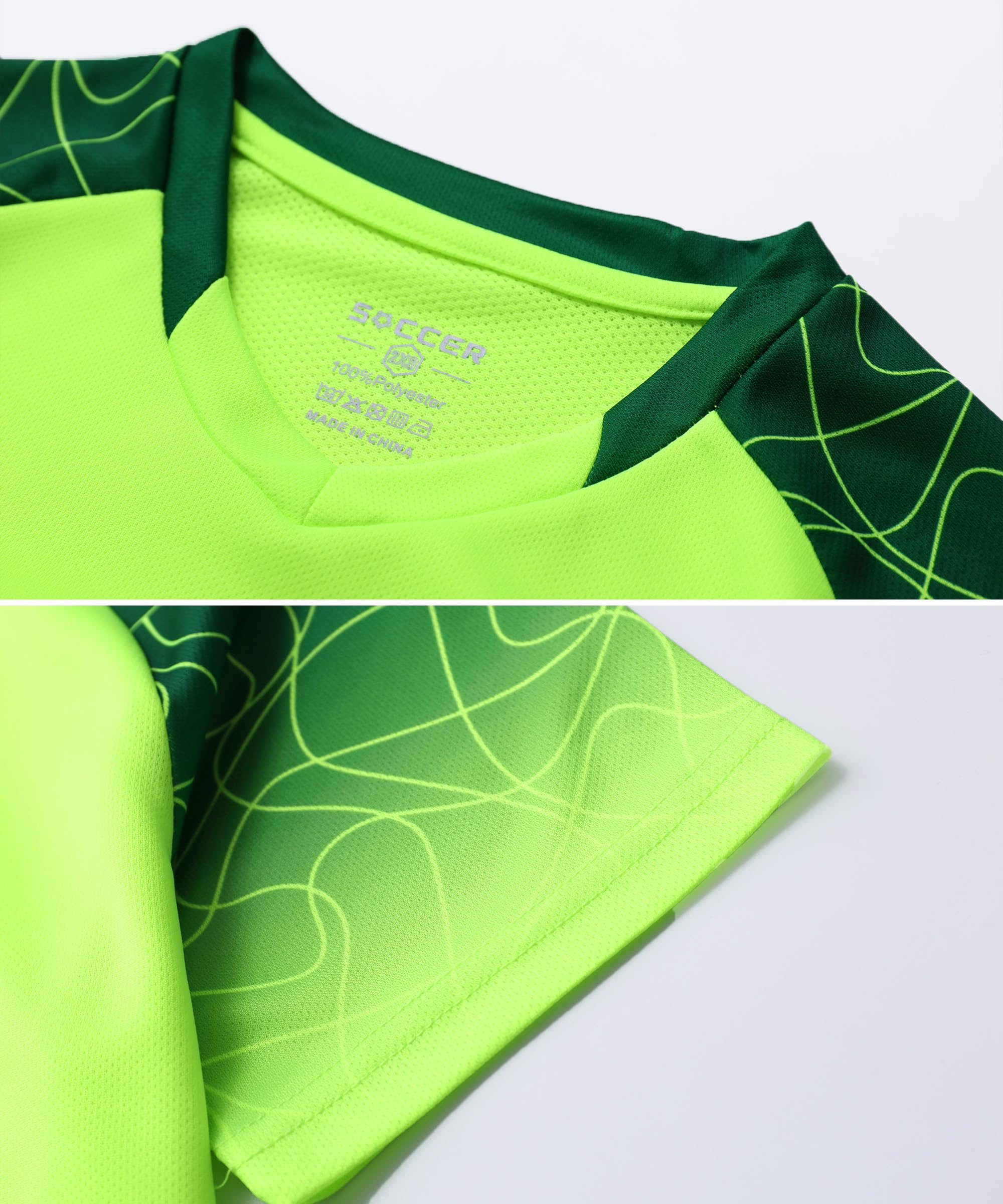 M2C Boys 2-Pack Jersey Soccer Knit Set Sport Team Uniform Shirt and Shorts