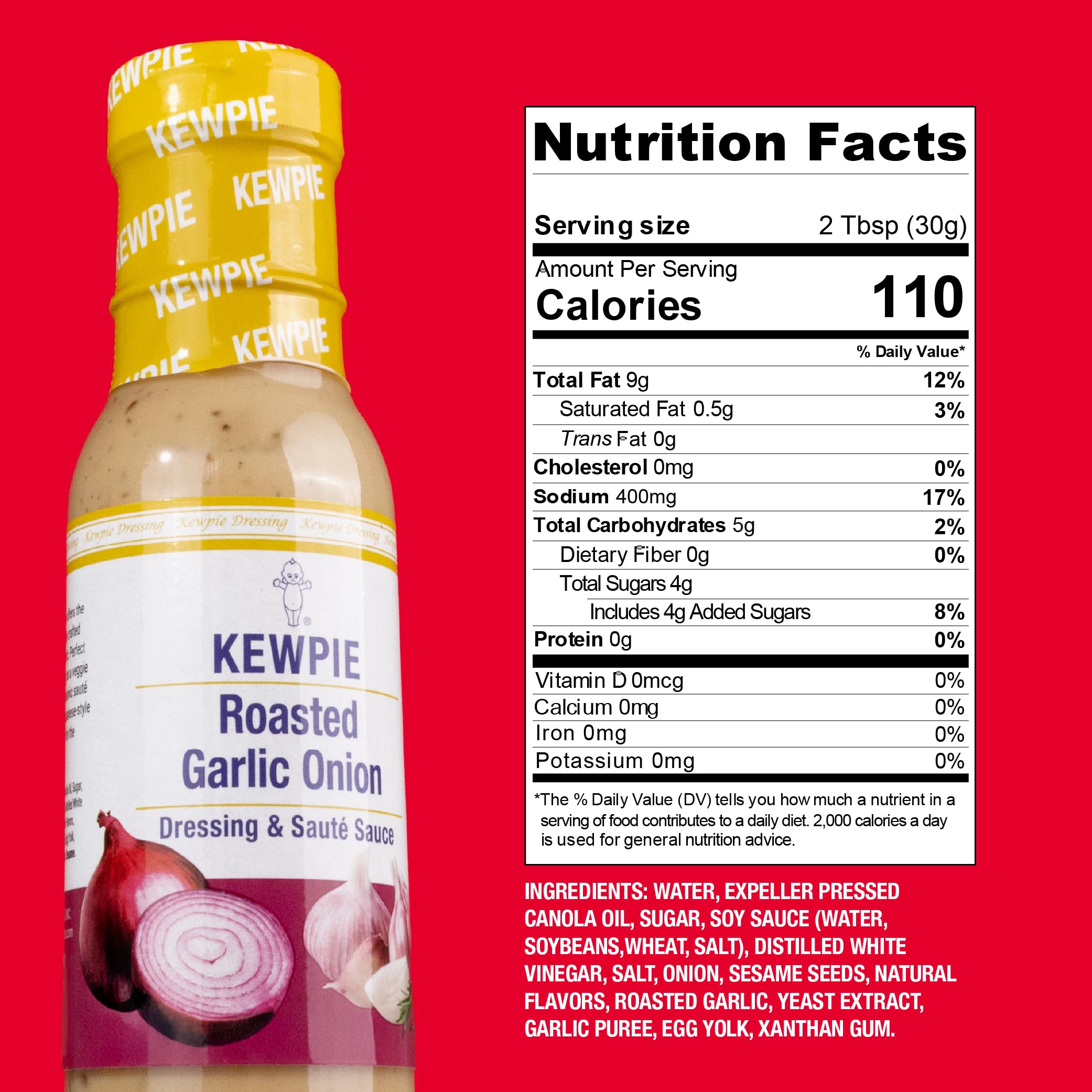 Kewpie Japanese Dressing Roasted Sesame 8 Oz.(Deep Roasted Sesame Dressing (Creamy), 8 Oz)