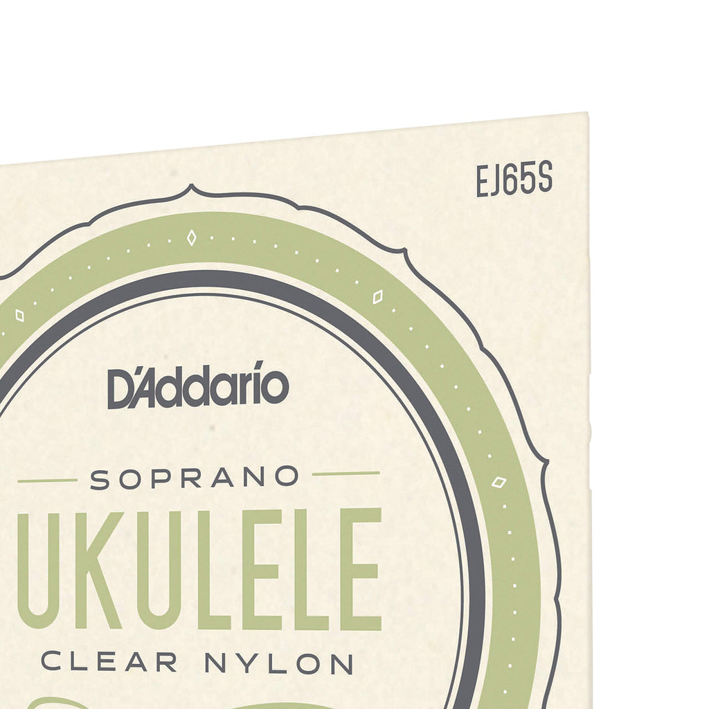 D'Addario Baritone Ukulele Strings, Fluorocarbon, EJ99B, 4-String Set, Pack of 1