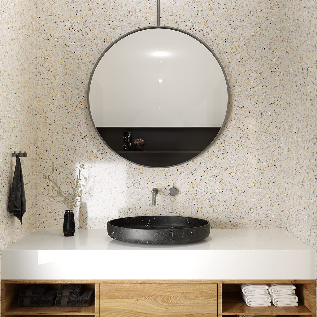 VEELIKE 15.7''x118'' Granite Contact Paper for Countertops Waterproof Self Adhesive Granite Wallpaper Peel and Stick Countertops for Kitchen Bathroom Counter Top Removable Decorative Vinyl Film