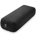 Yoga Meditation Cushion, 25" x 12" Rectangular Bolster with Organic Cotton Cover