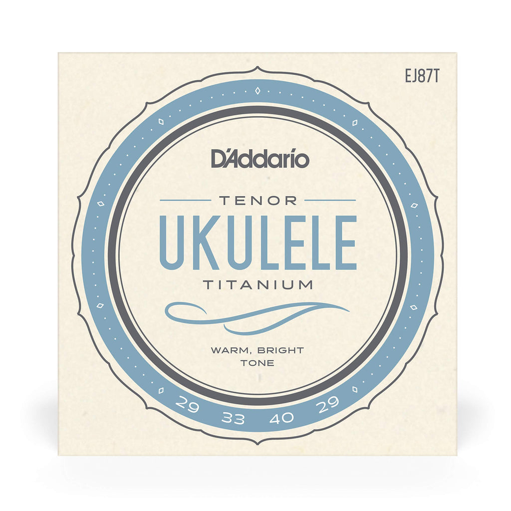 D'Addario Baritone Ukulele Strings, Fluorocarbon, EJ99B, 4-String Set, Pack of 1