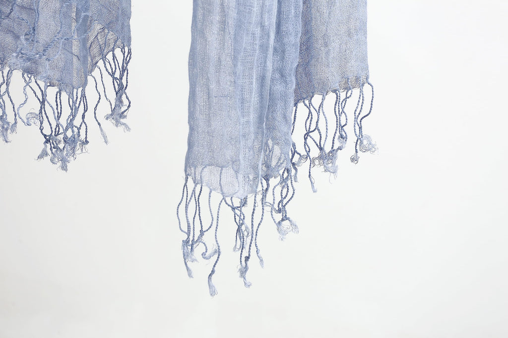 Jeelow Lightweight Summer Scarf Light Shawl Wrap Linen Feel Scarves For Men And Women