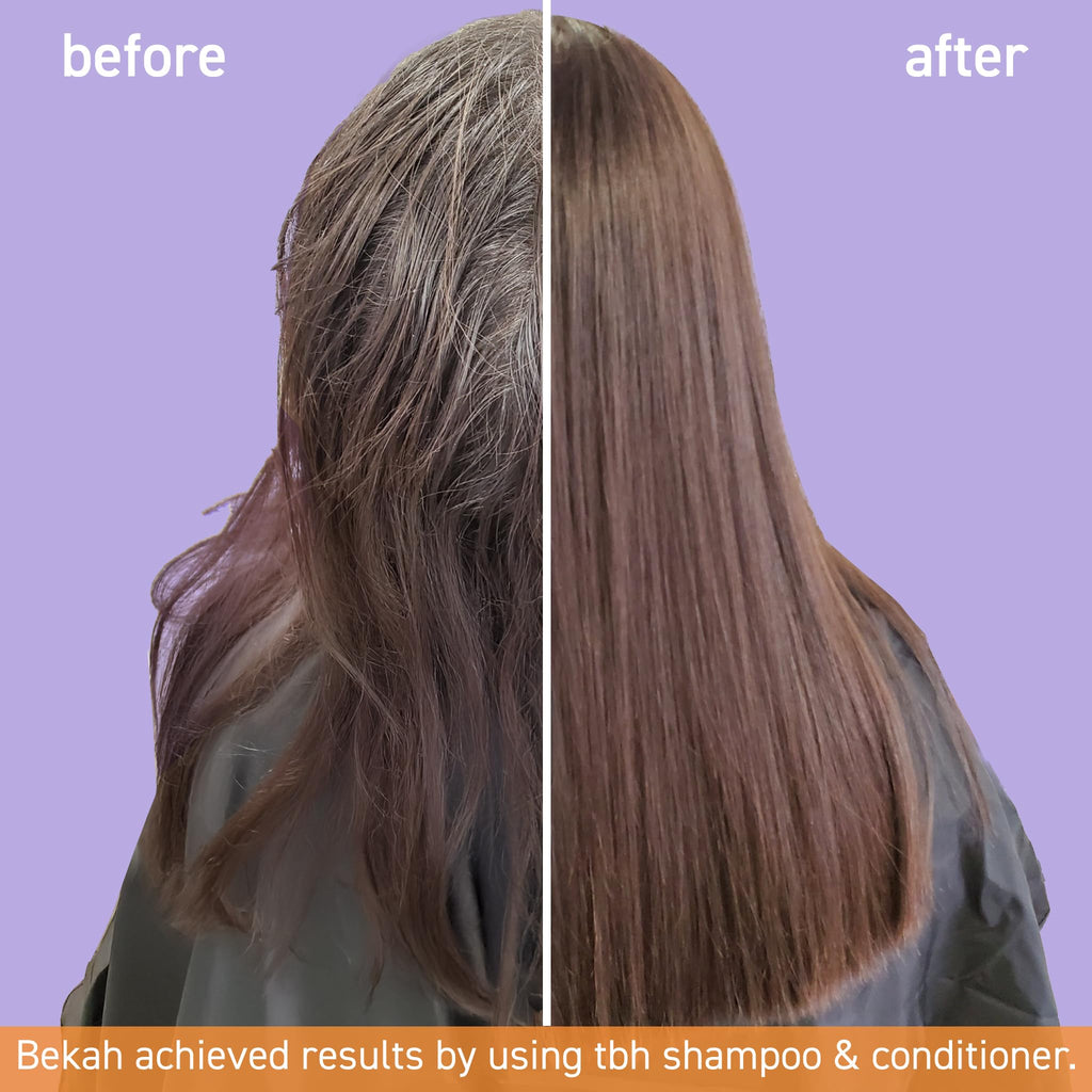 TBH Kids & Teen Shampoo and Conditioner Set – Sulfate & Paraben Free, Lightweight & Hydrating Hair Care for All Hair Types – 2-Pack, 12 oz Each