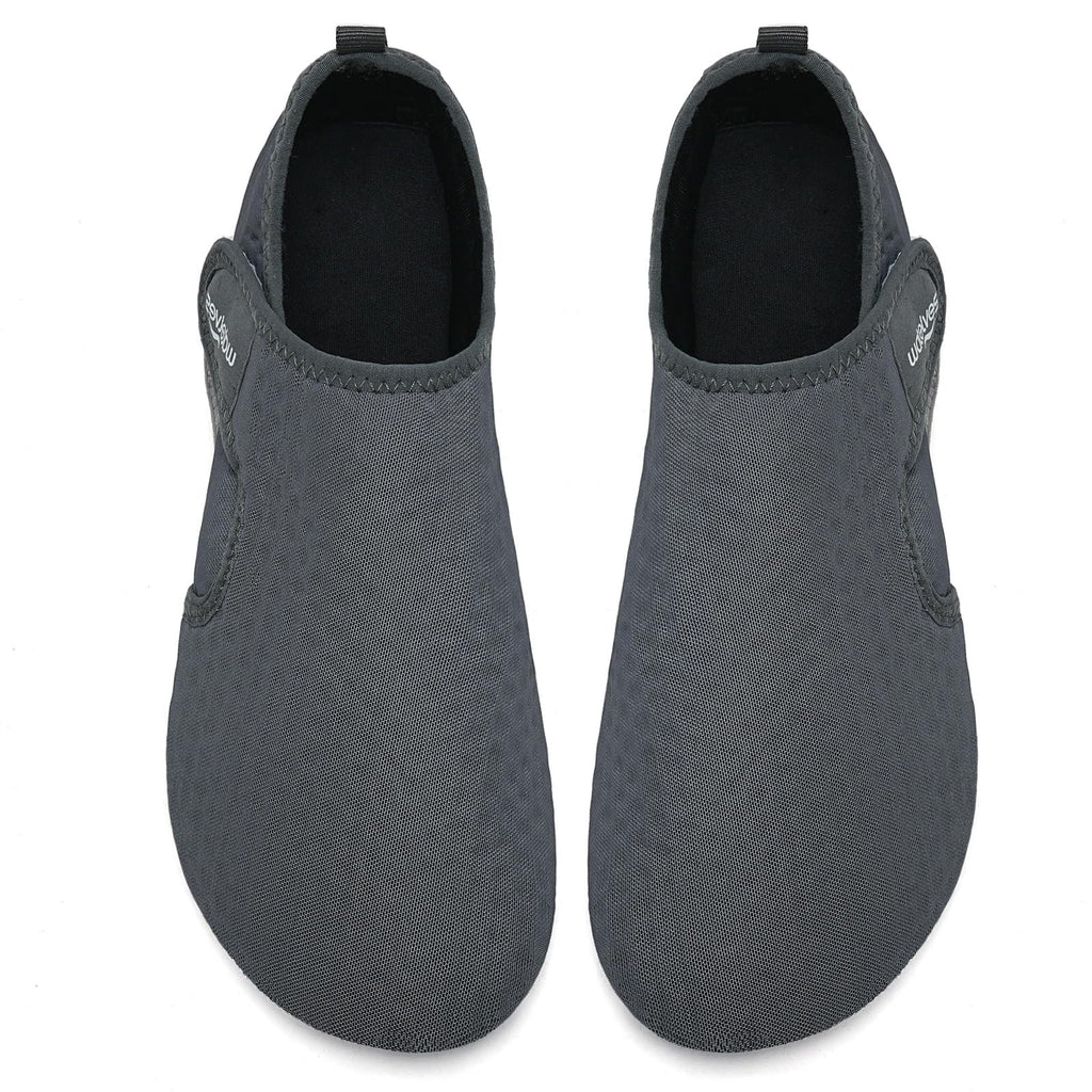 WateLves Water Shoes for Women Men Swim Beach Aqua Socks Quick Dry Barefoot House Slippers Travel Shoes with Adjustable Magic Tape for Pool Diving Boating Yoga Surf