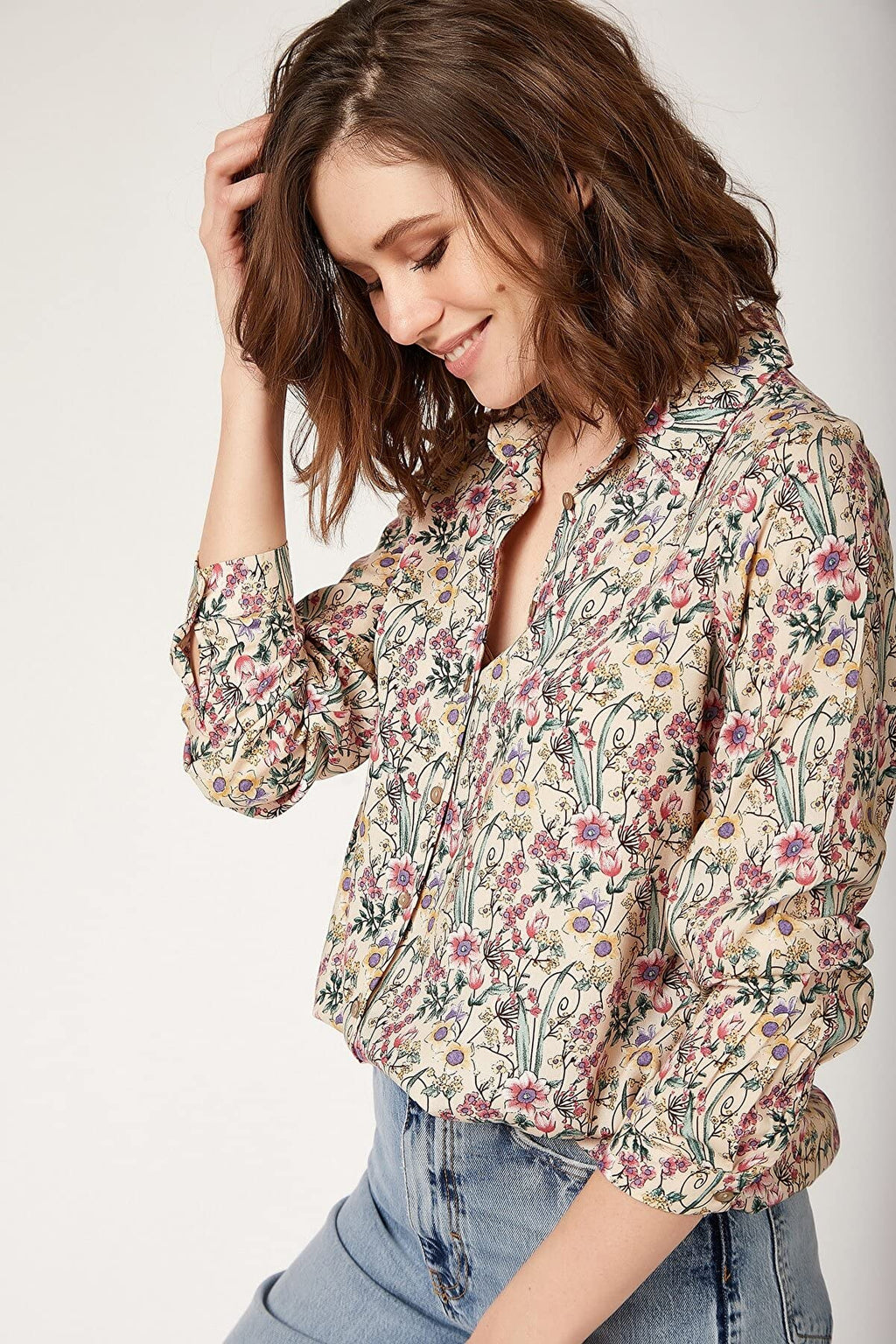 Blouses for Women Fashion, Long Sleeve Button Down Shirts Dressy Casual Tops