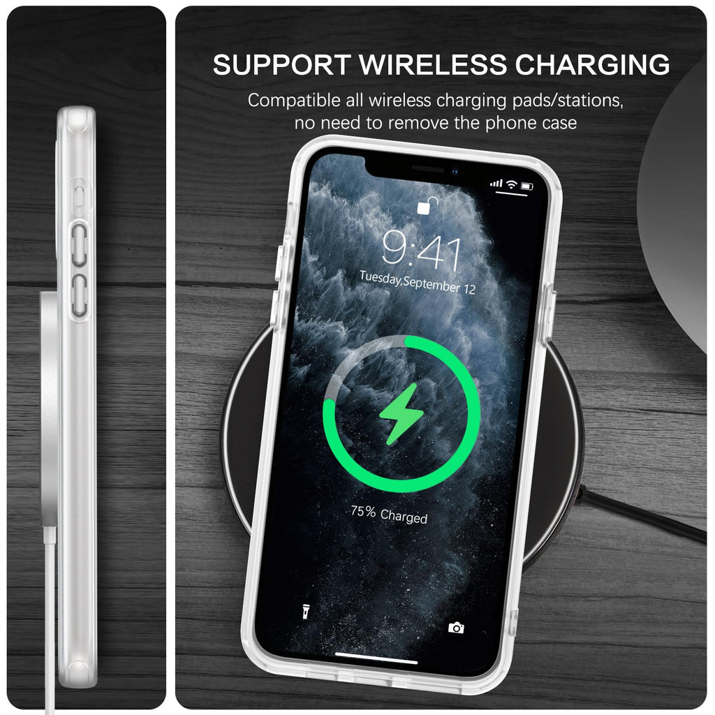 BENTOBEN for iPhone 11 Pro Case 2019 [Compatible with Magsafe] Translucent Matte Magnetic Phone Case iPhone 11 Pro 5.8" Slim Thin Shockproof Bumper Women Men Protective Cases Cover, Black