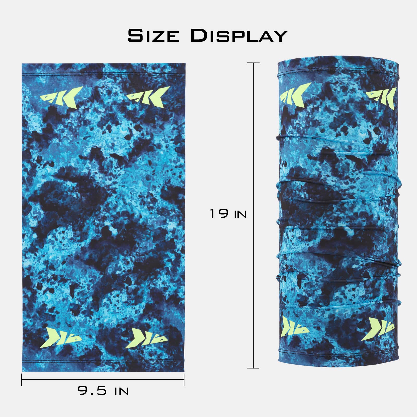 KastKing Sol Armis Neck Gaiter - UPF 50 Face Mask - UV Sun Protection Mask for Men & Women, Fishing, Hiking
