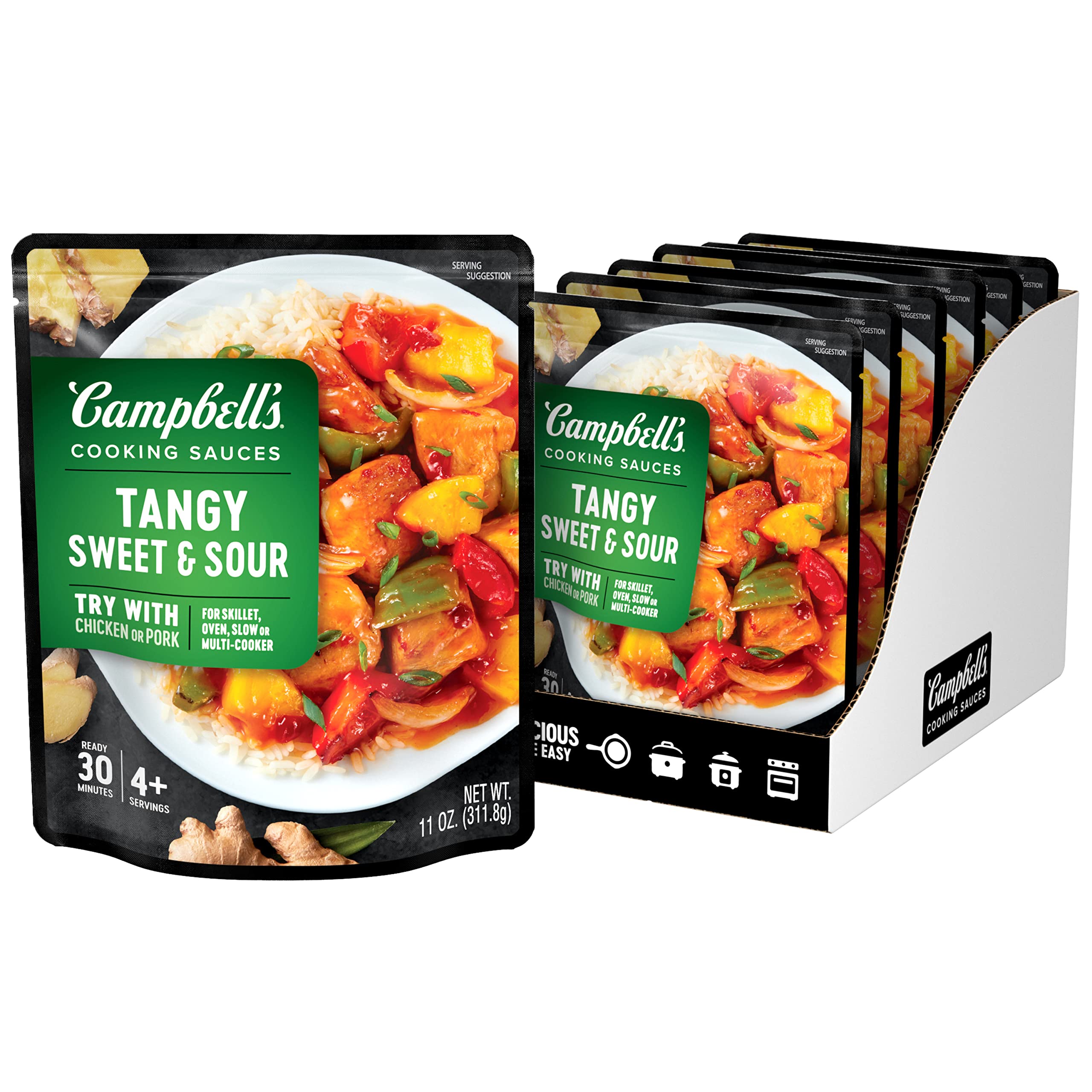 Campbell's Cooking Sauces, Hearty Beef Stew, 12 Oz Pouch