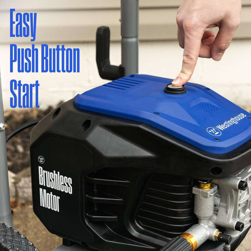 Westinghouse WPX2300e Electric Pressure Washer, 2300 Max PSI and 1.76 Max GPM, Induction Motor, Onboard Soap Tank, Spray Gun and Wand, 5 Nozzle Set, for Cars/Fences/Driveways/Homes/Patios/Furniture