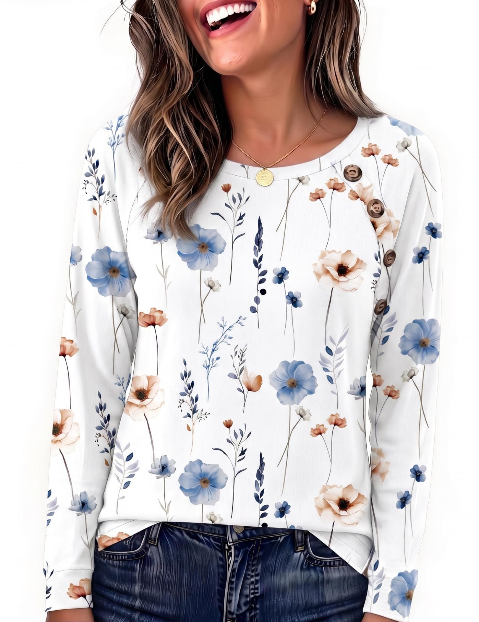 Zeagoo Womens Long Sleeve Tshirts Casual Tunic Tops Work Fashion Cute Sweaters Fall Outfits 2026 Dressy Blouse