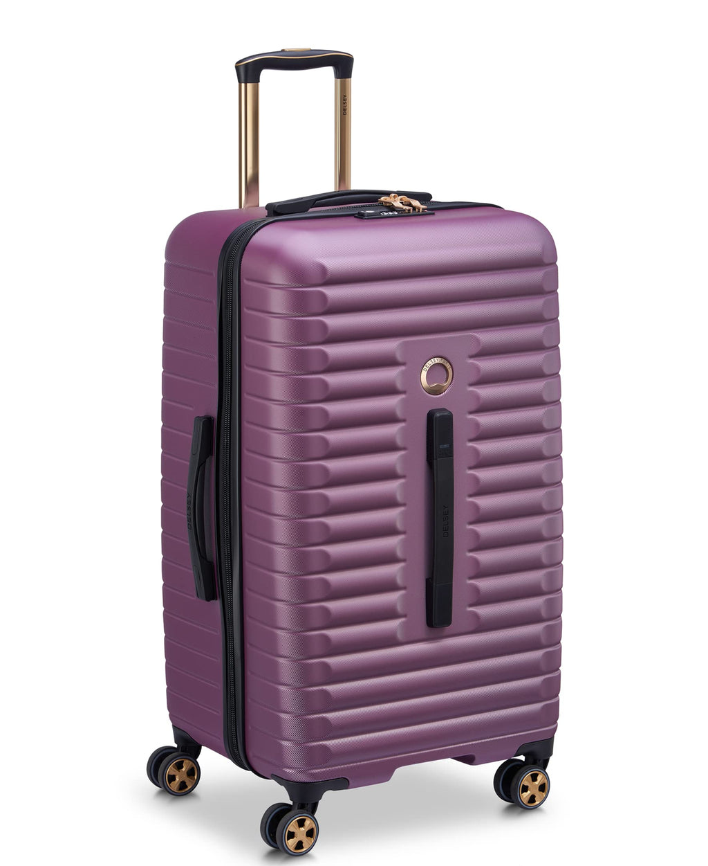 DELSEY PARIS Cruise 3.0 Hardside Expandable Luggage with Spinner Wheels, Black, Carry on 20 Inch