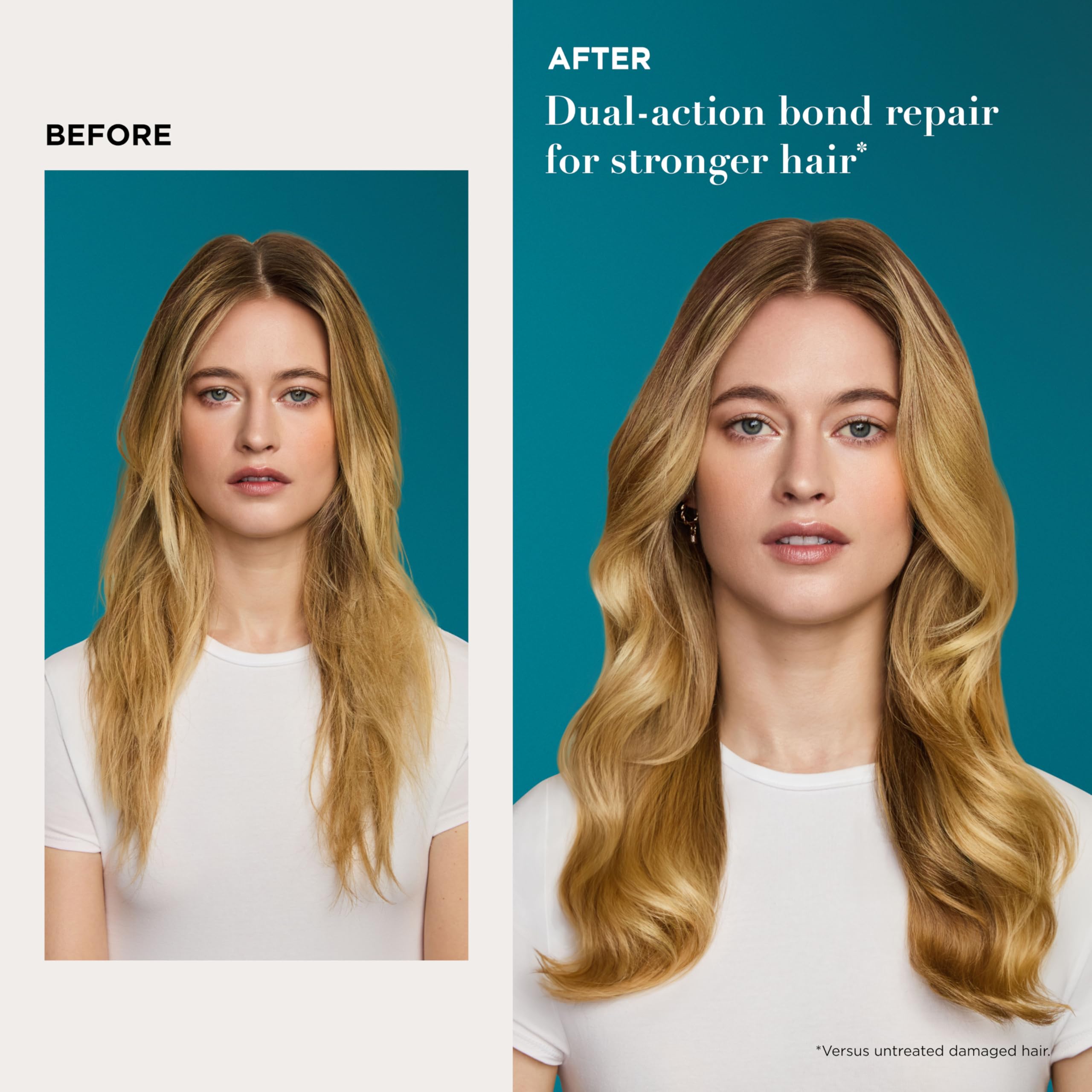OGX Repair & Protect Bond Protein Repair Conditioner, Lightweight Conditioner Targets Damaged Areas of Hair, Formulated without Parabens, Sulfate-Free Surfactants, 13 fl. oz
