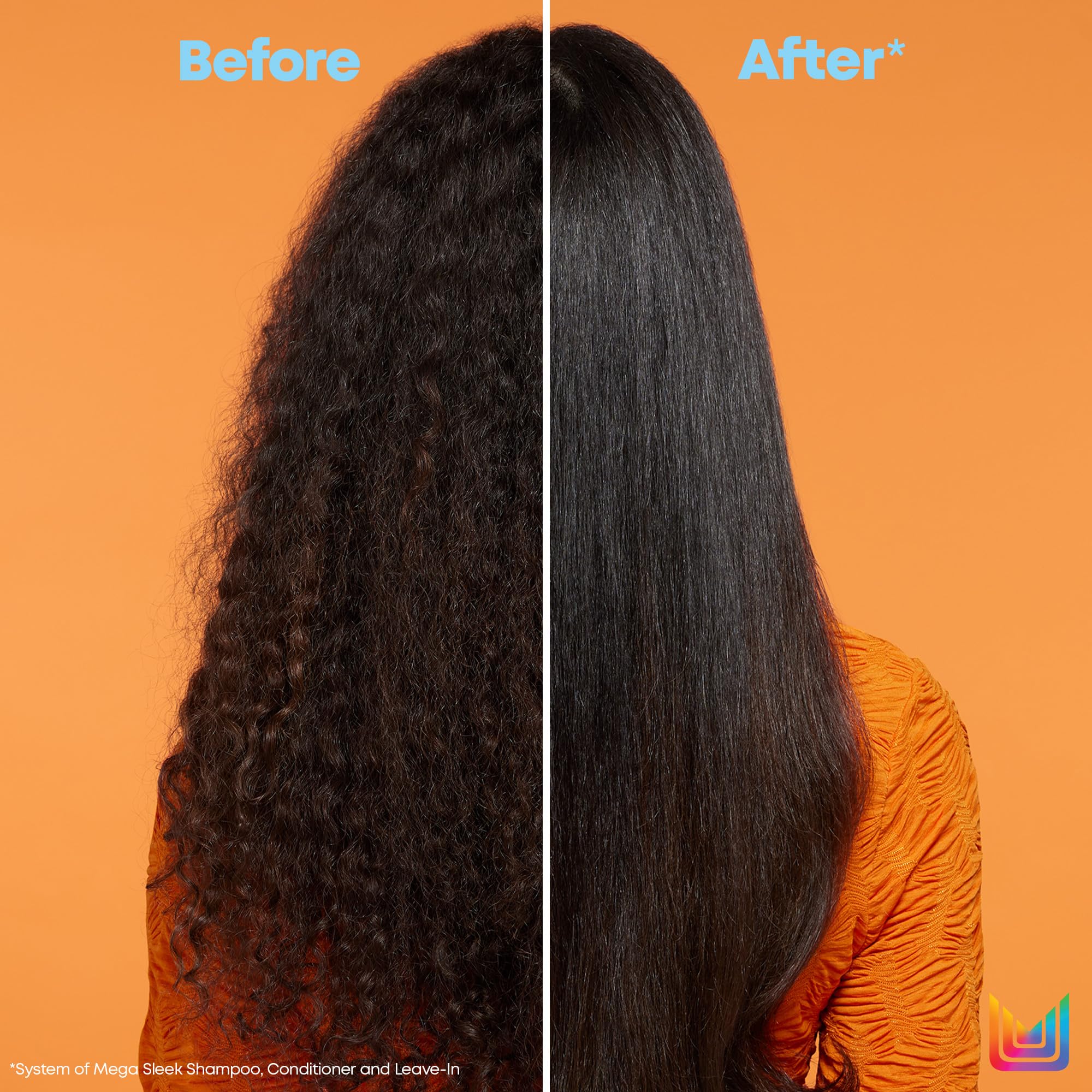 Matrix Mega Sleek Shampoo - Smoothing and Detangling, For Dry, Damaged & Frizzy Hair