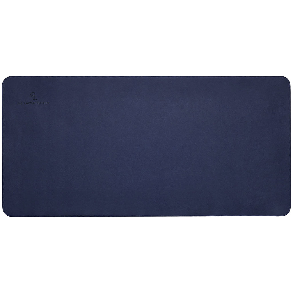 Gallaway Leather Desk Mat,Desk Writing Pad - Office Desk Pad, Medium 24" x 14" Black, Desk Mats on Top of Desks, Gift Ready Elegant Computer Desk Mat Desk Cover Desk Pad Protector PU Leather