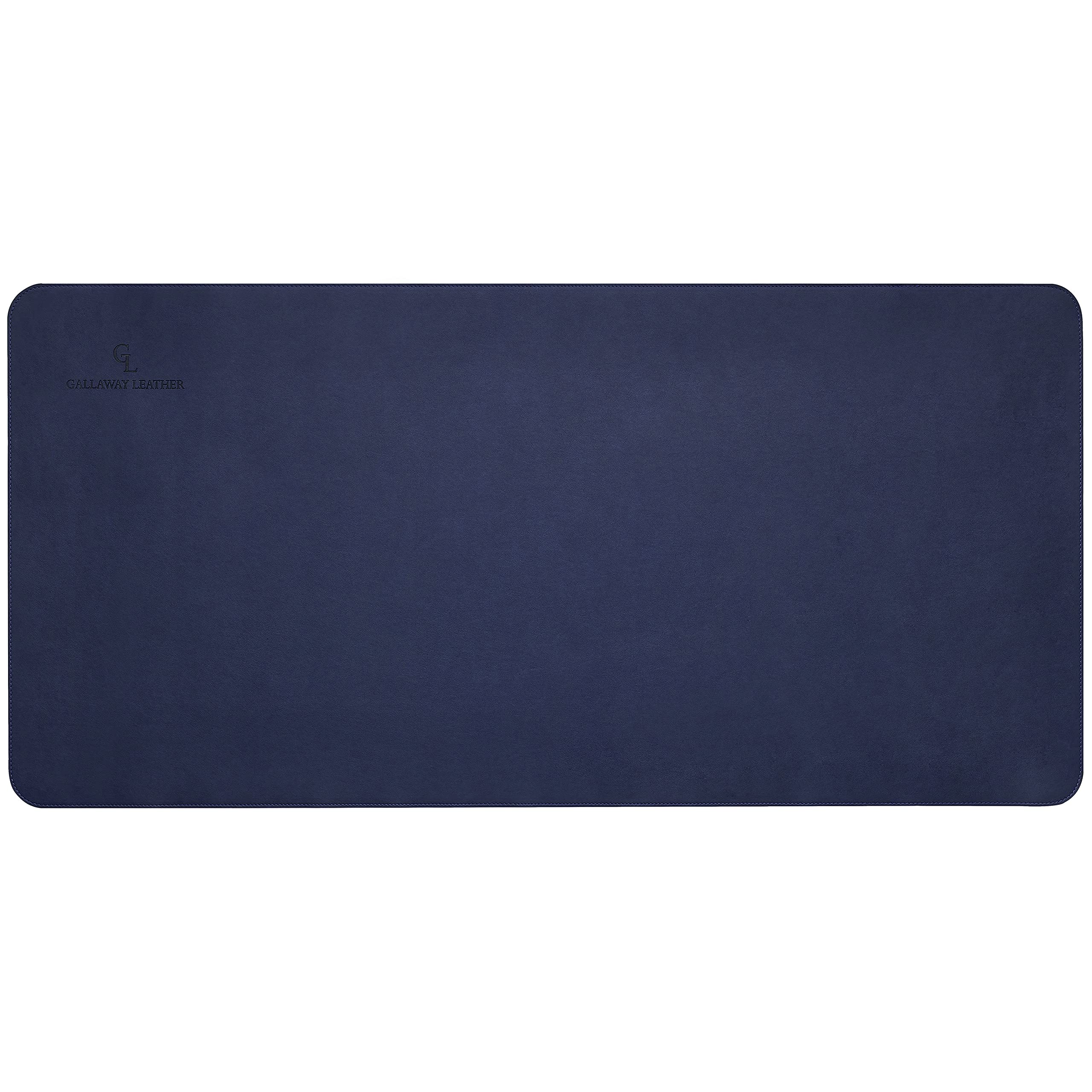 Gallaway Leather Desk Mat,Desk Writing Pad - Office Desk Pad, Medium 24" x 14" Black, Desk Mats on Top of Desks, Gift Ready Elegant Computer Desk Mat Desk Cover Desk Pad Protector PU Leather