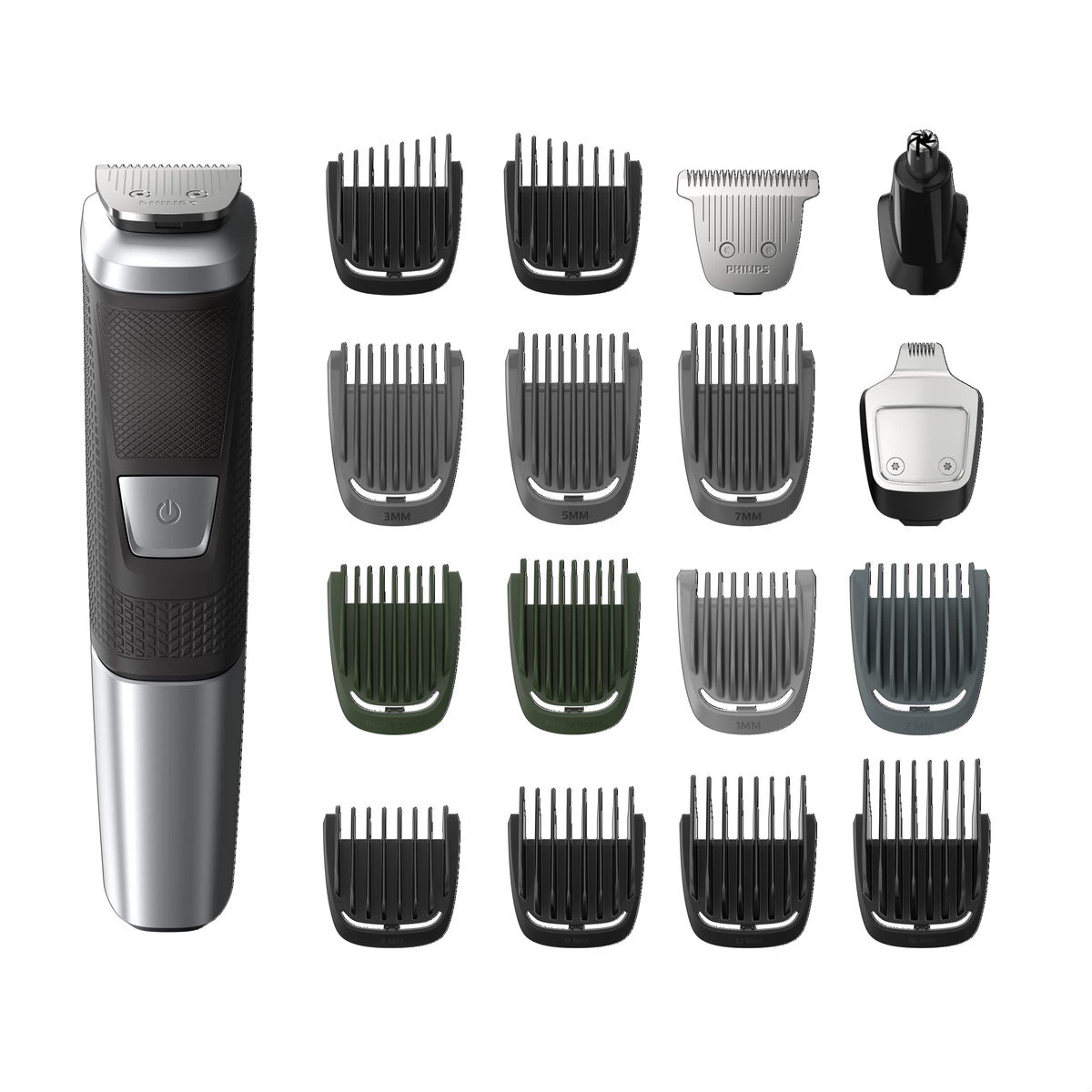 Norelco Philips Multigroom Series 5000 (MG5750/49) 18 Piece, Beard Face, Hair, Body Hair Trimmer for Men - NO Blade Oil