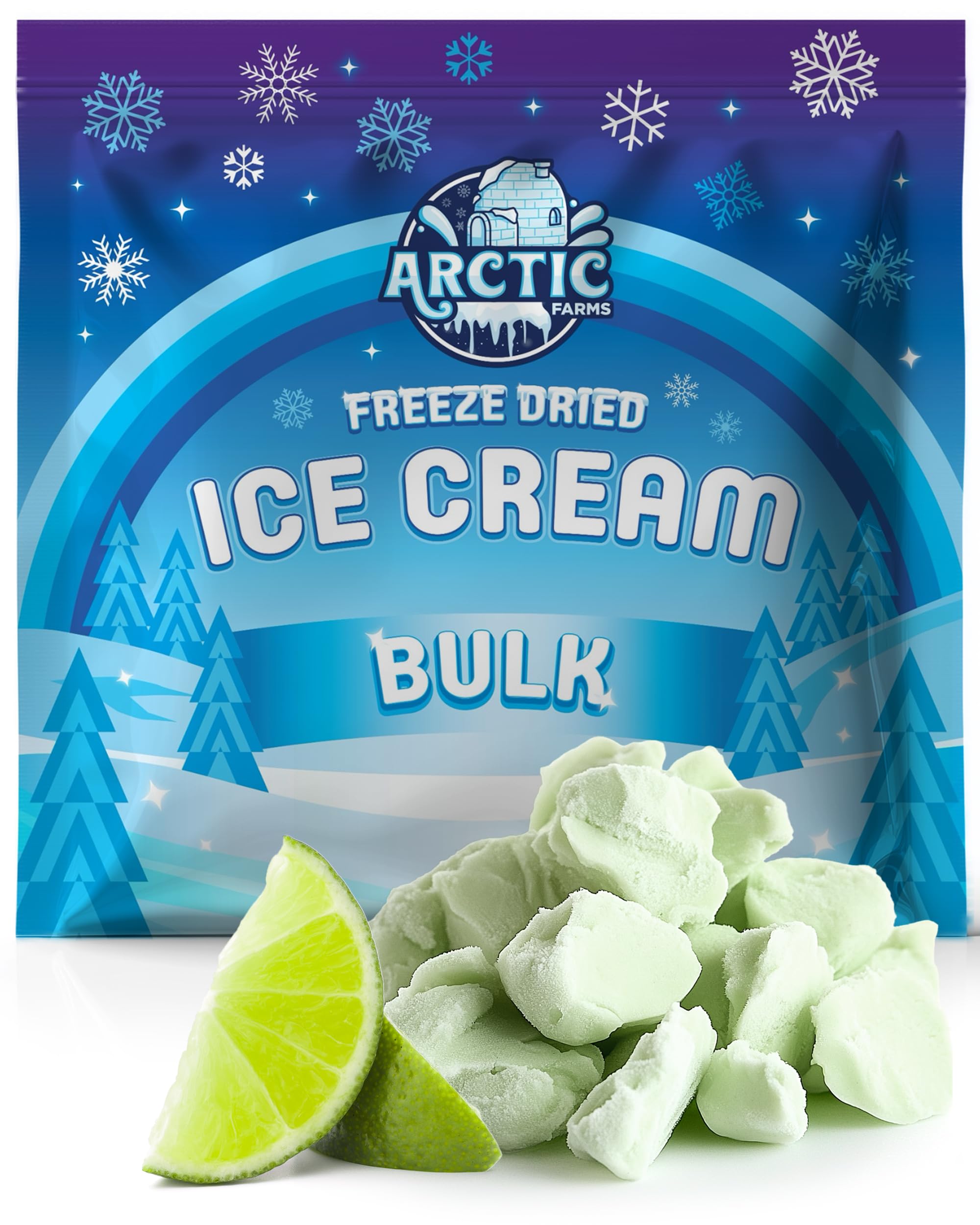 Arctic Farms Freeze Dried Ice Cream Bits Bagged and Boxed - Does Not Melt (1lb, S'mores)