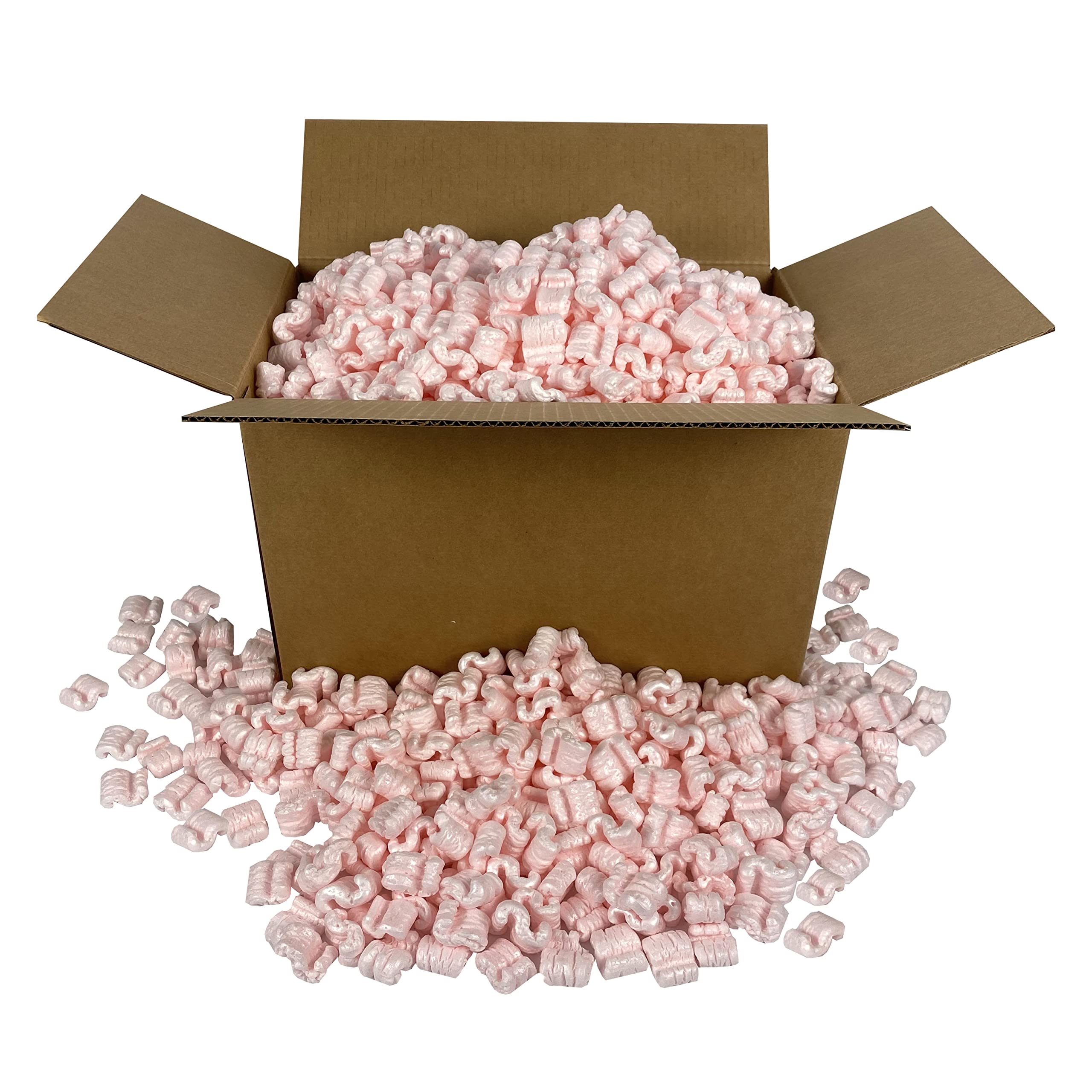 Packing Peanuts, 3.5 Cubic Feet, Beige | Bulk Loose Fill, For Shipping, Moving & Storage, Compostable & Biodegradable, Cushion For Shipping