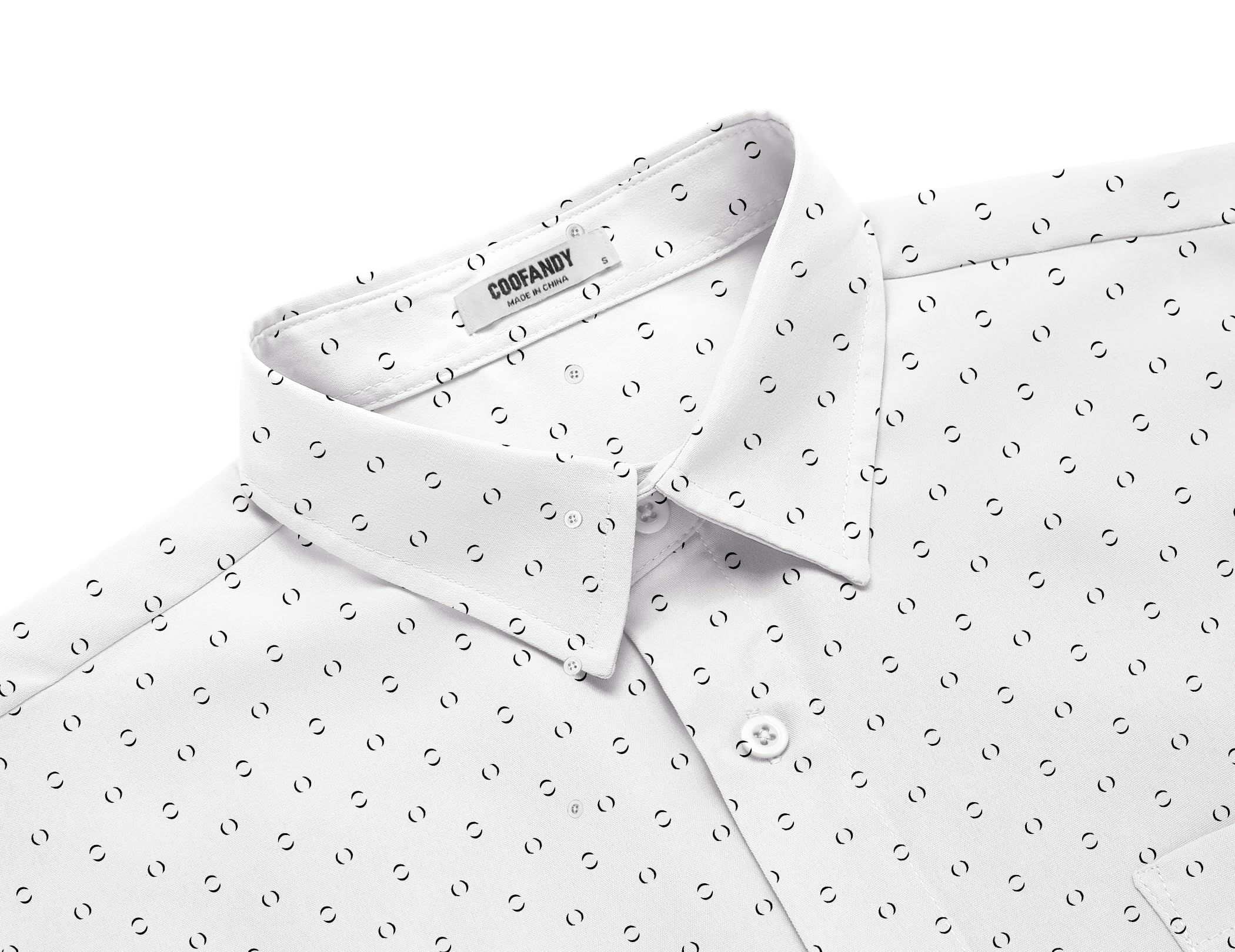 COOFANDY Mens Long Sleeve Button Down Shirts Casual Untucked Shirts for Men Dress Shirts Beach Wedding Shirts