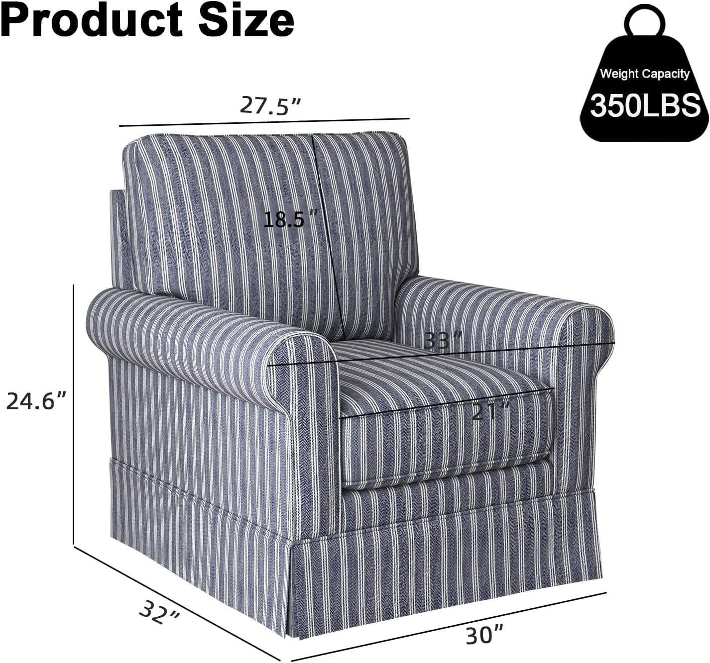 INZOY Swivel Accent Chair Linen Mid Century Modern Chair, Comfy Swivel Barrel Reading Chair, Upholstered Square Chair for Living Room Bedroom Small Spaces, Fully Assembled, Beige