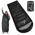 Sportneer Wearable Sleeping Bag for Adults & Kids – Walkable with Arm Zippers, Warm Weather & Cold Waterproof, Compact for Camping, Stadiums, Travel, Backpacking & Car Use