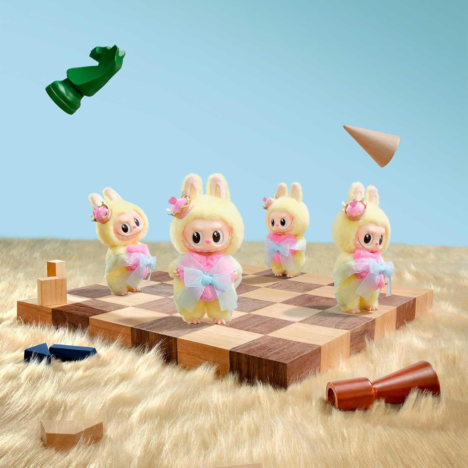 POP MART THE Monsters Labubu Let's Checkmate Series-Vinyl Plush Hanging Card, Collectible Toy, Gift for Girls, Daughter