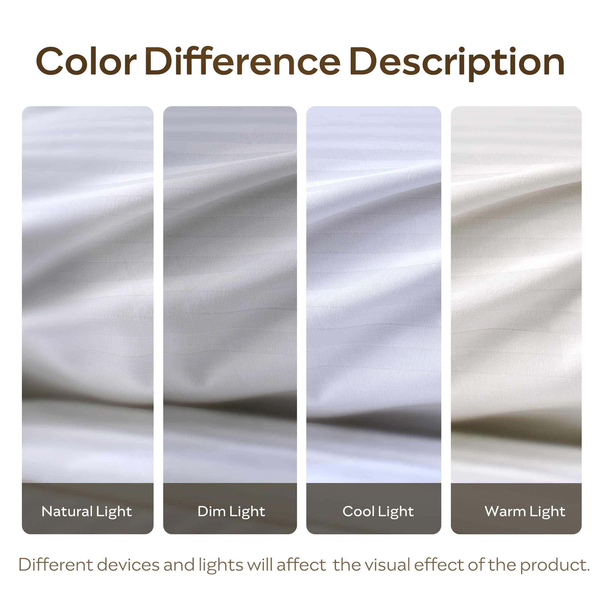 JELLYMONI Cotton Striped Pillowcases Set of 2, Sage Green, Standard | Soft breathable feel, Envelope closure, 400TC cotton, Machine washable, Gentle on skin