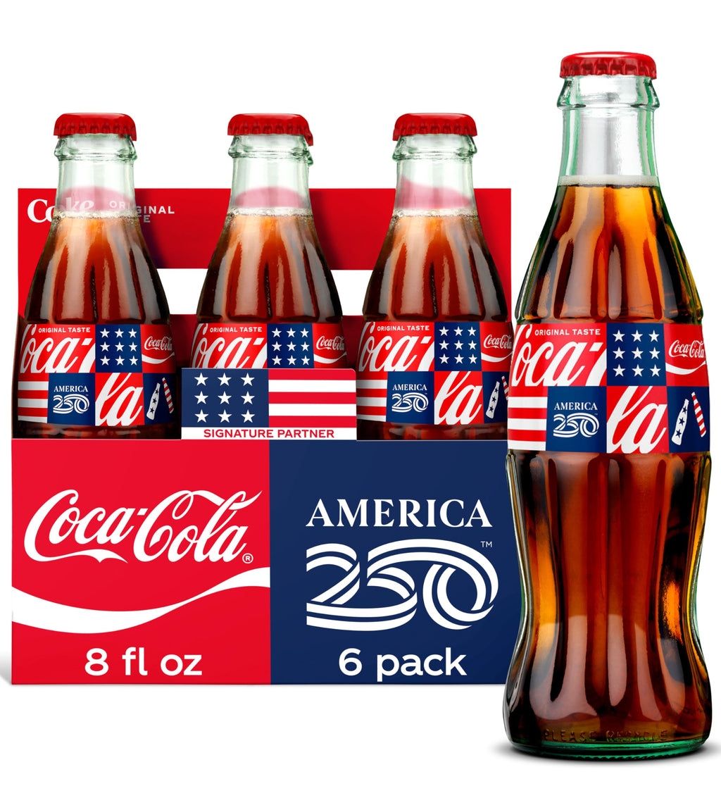 Coca-Cola Classic 8Oz Glass Bottles 2- (12 Bottles) Coke