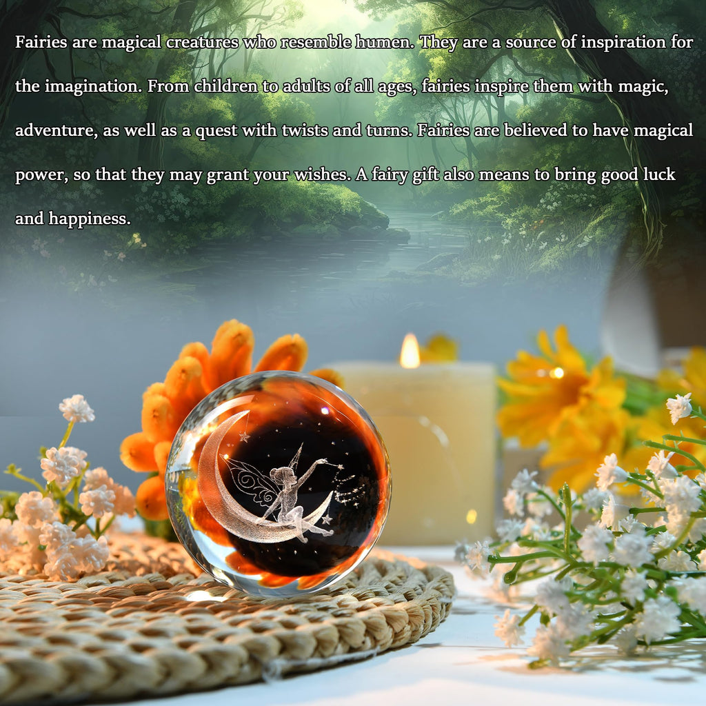 IFOLAINA Butterfly Crystal Ball Gifts Ideas for Girlfriend Wife Mom Couple Her Bithday Mothers Day 3D Butterfly on Sunflower Night Light Decorative Globes Room Decor