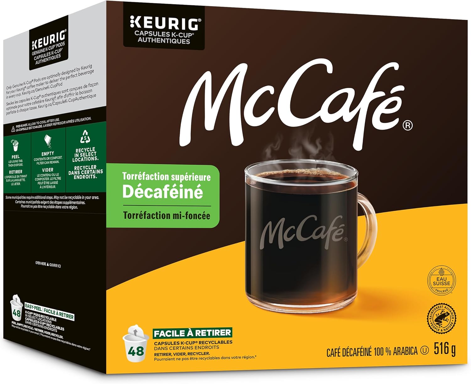 McCafe Premium Medium Dark Roast K-Cup Coffee Pods, 48 Count, For Keurig Coffee Makers