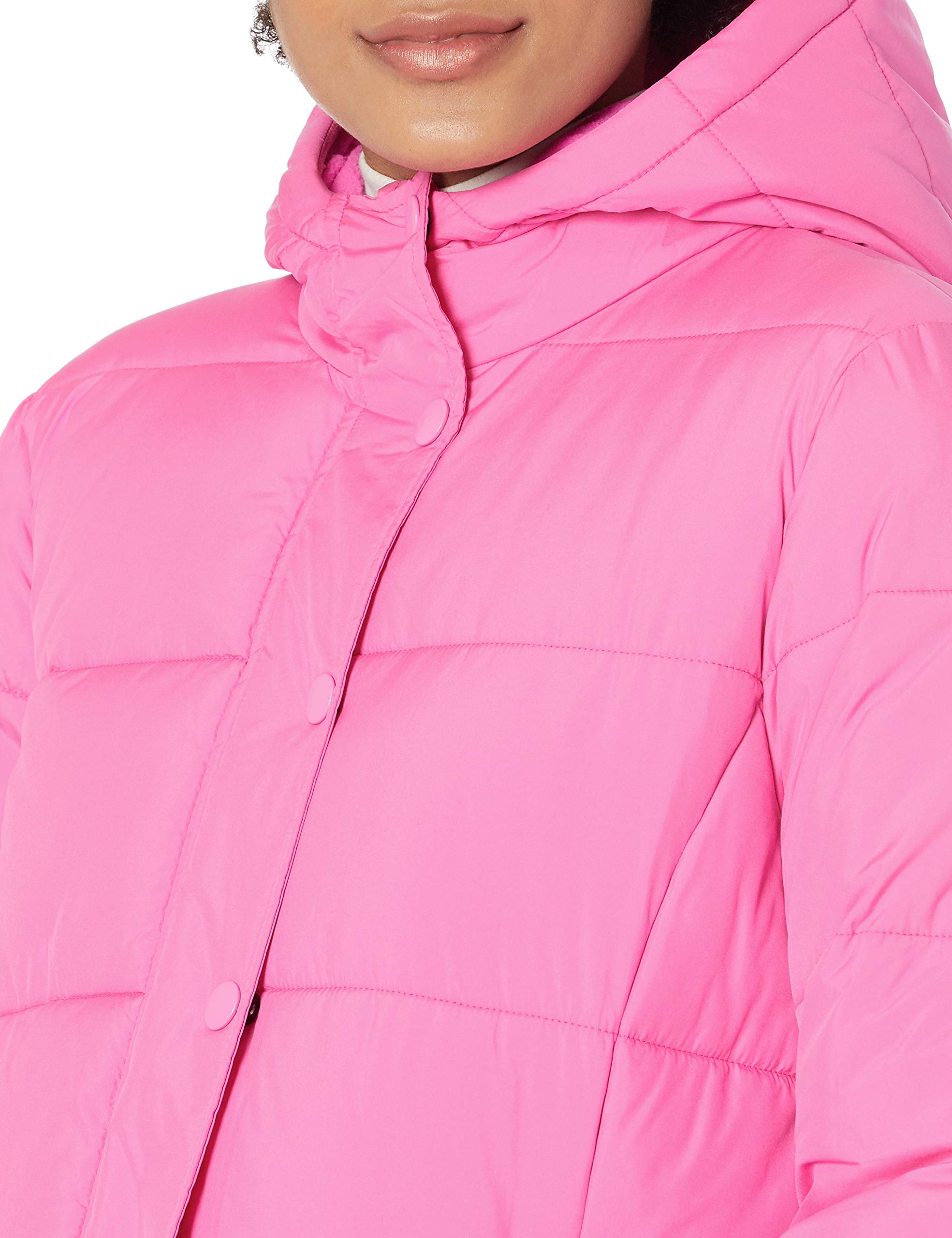 Amazon Essentials Women's Heavyweight Quilted Long-Sleeve Hooded Puffer Coat (Available in Plus Size)