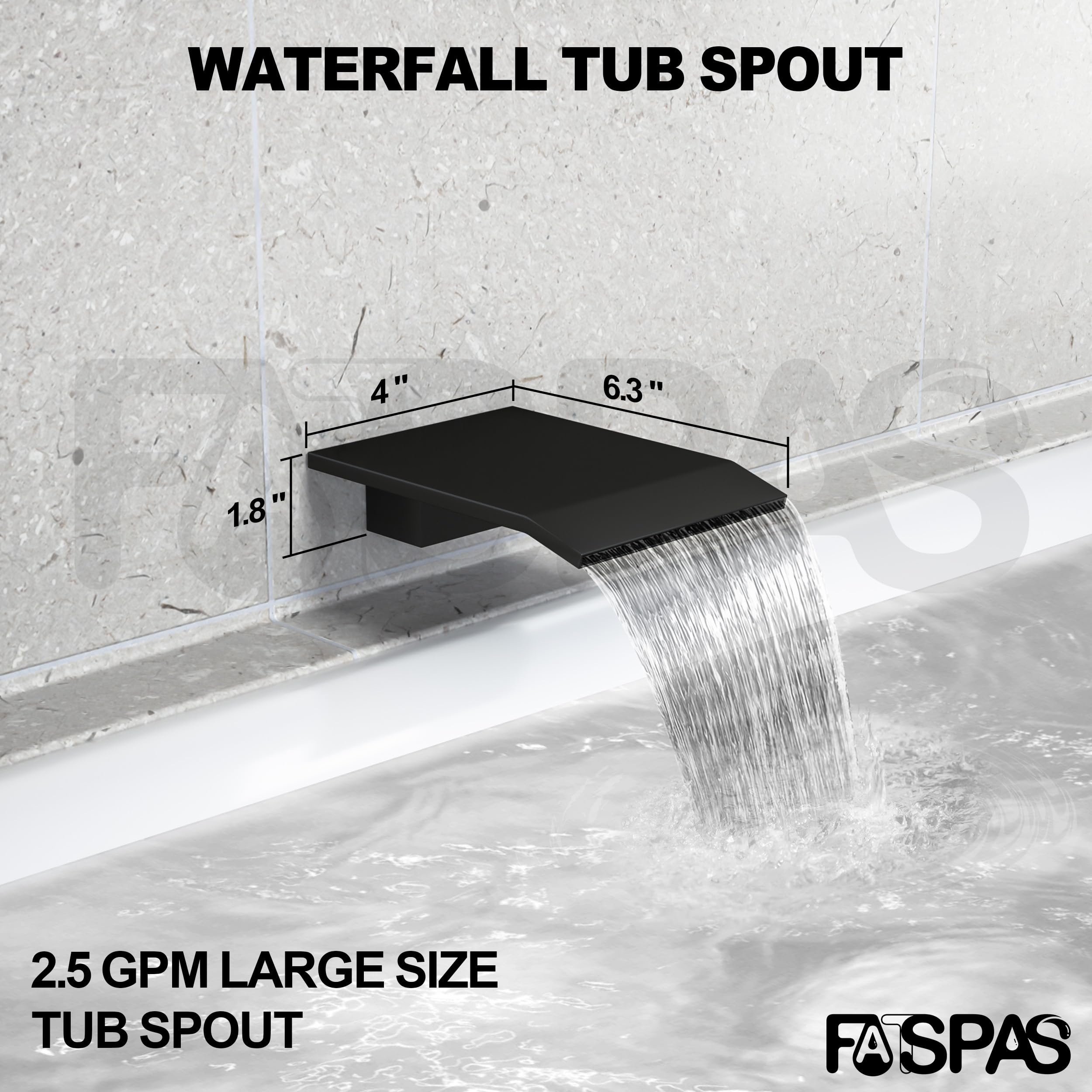 Brushed Gold Shower System with 10-Inch Rain Showerhead and Tub Spout | cUPC-certified pressure balance brass valve to prevent scalding, CEC-certified air injection technology for low pressure
