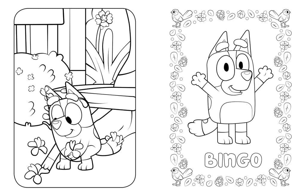 Bluey: Big Backyard: A Coloring Book