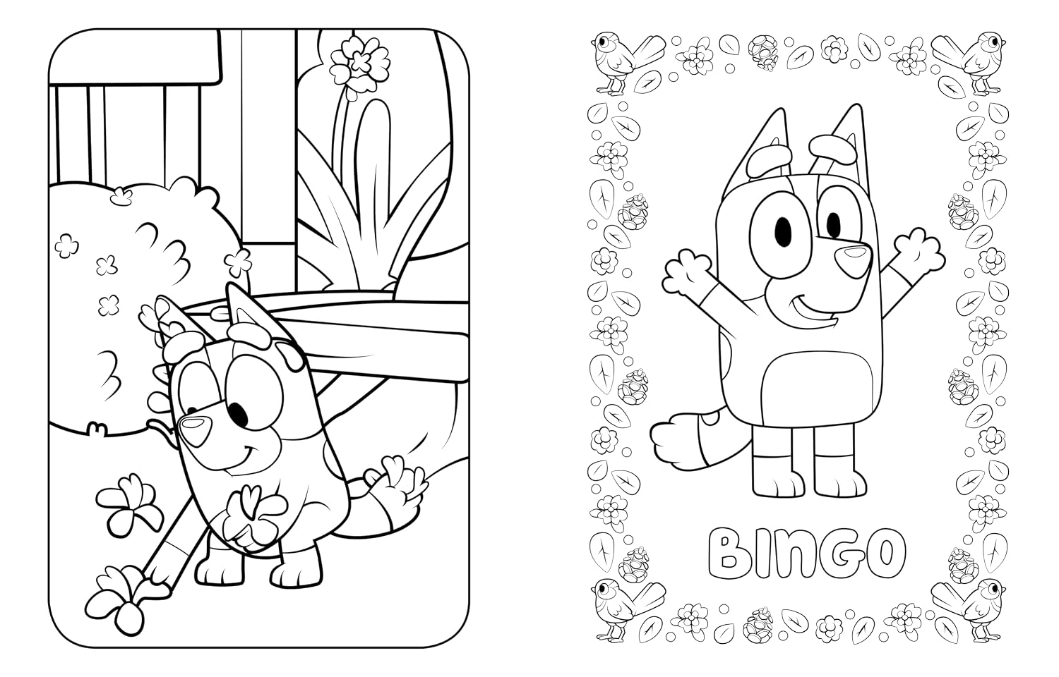 Bluey: Big Backyard: A Coloring Book