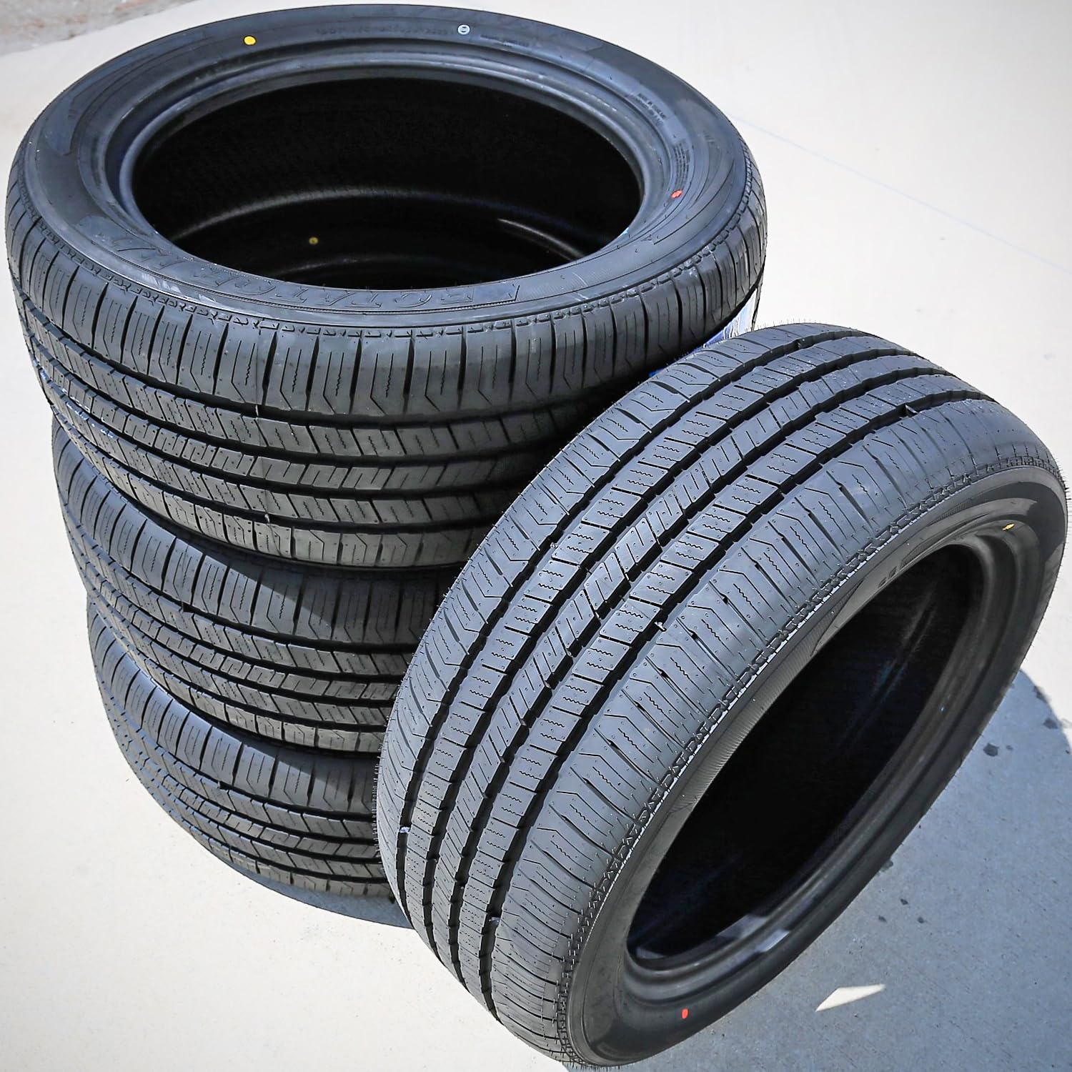 Evoluxx Rotator H/T All-Season Commercial Van Radial Tire-195/75R16 195/75/16 195/75-16 107/105R Load Range D LRD 8-Ply BSW Black Side Wall