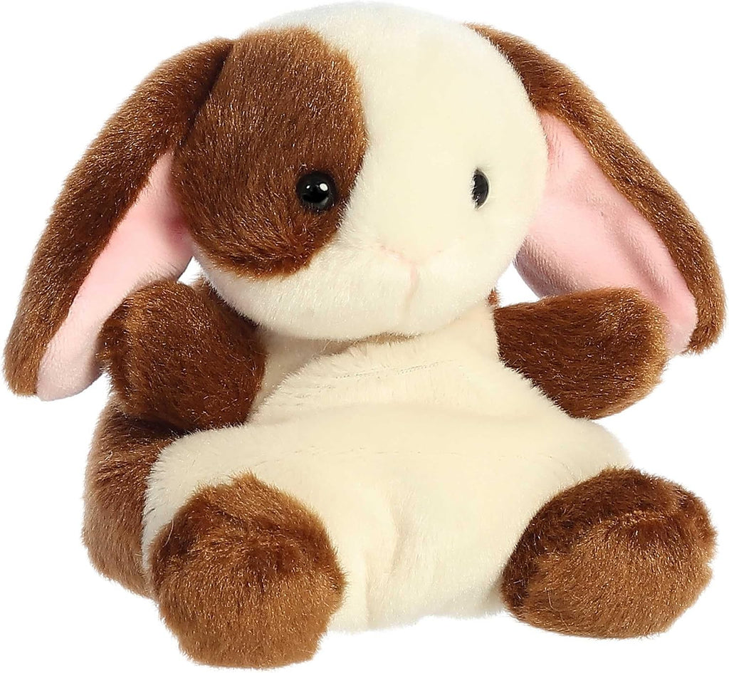 Aurora® Adorable Palm Pals™ Clover Bunny Stuffed Animal - Fun Collectible Plush for Kids and Adult Collectors - Perfect for Decorating Rooms and Birthday Gifts - Brown 4.5 Inches