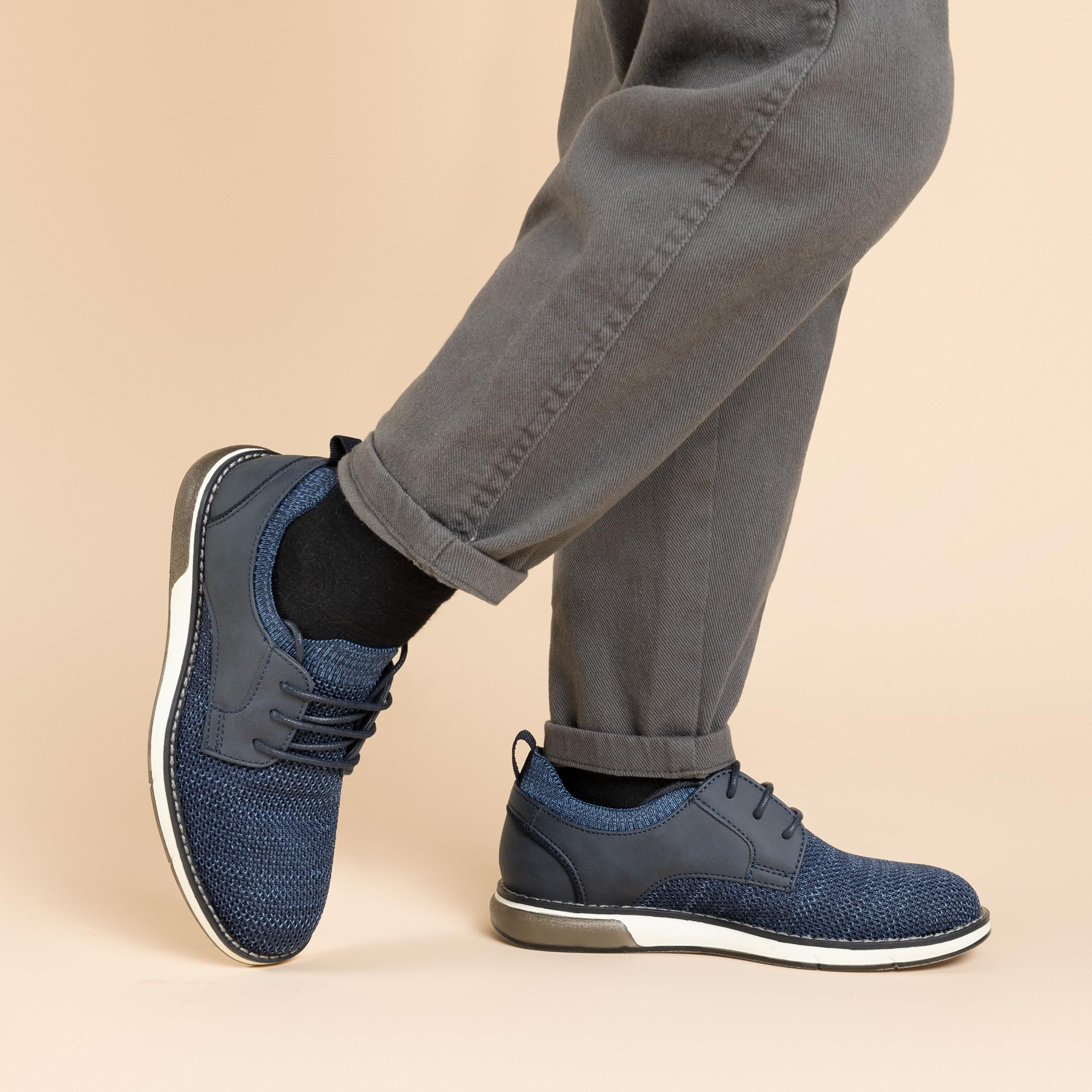 Bruno Marc Boy's Mesh Casual Dress Oxford Breathable Uniform Shoes