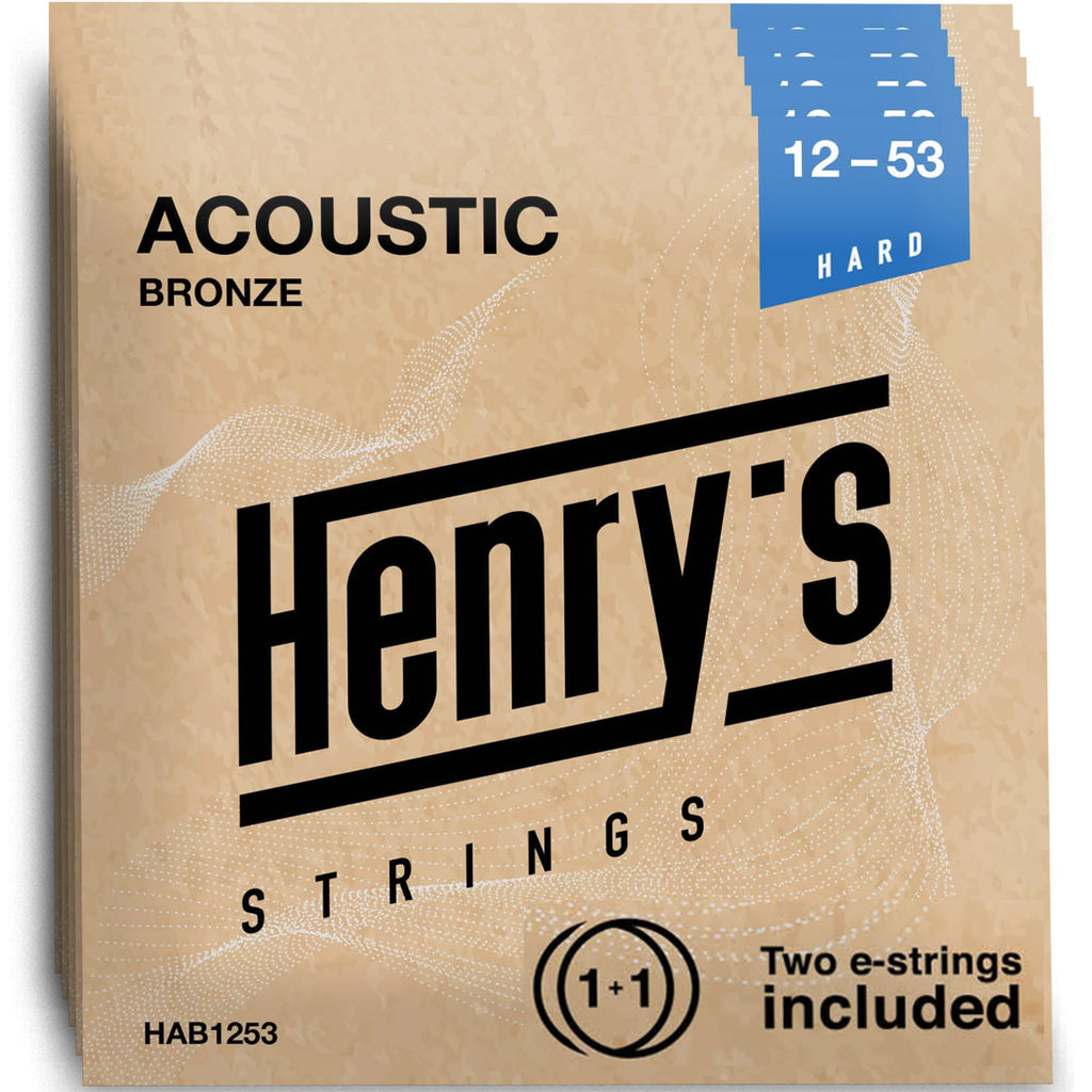 Light Acoustic Guitar Strings 10-47 - Brilliant Sound & Extra E1 String & 3xGuitar Picks - Phosphor Bronze Guitar Strings Acoustic - Acoustic Guitar Strings 6 String Set