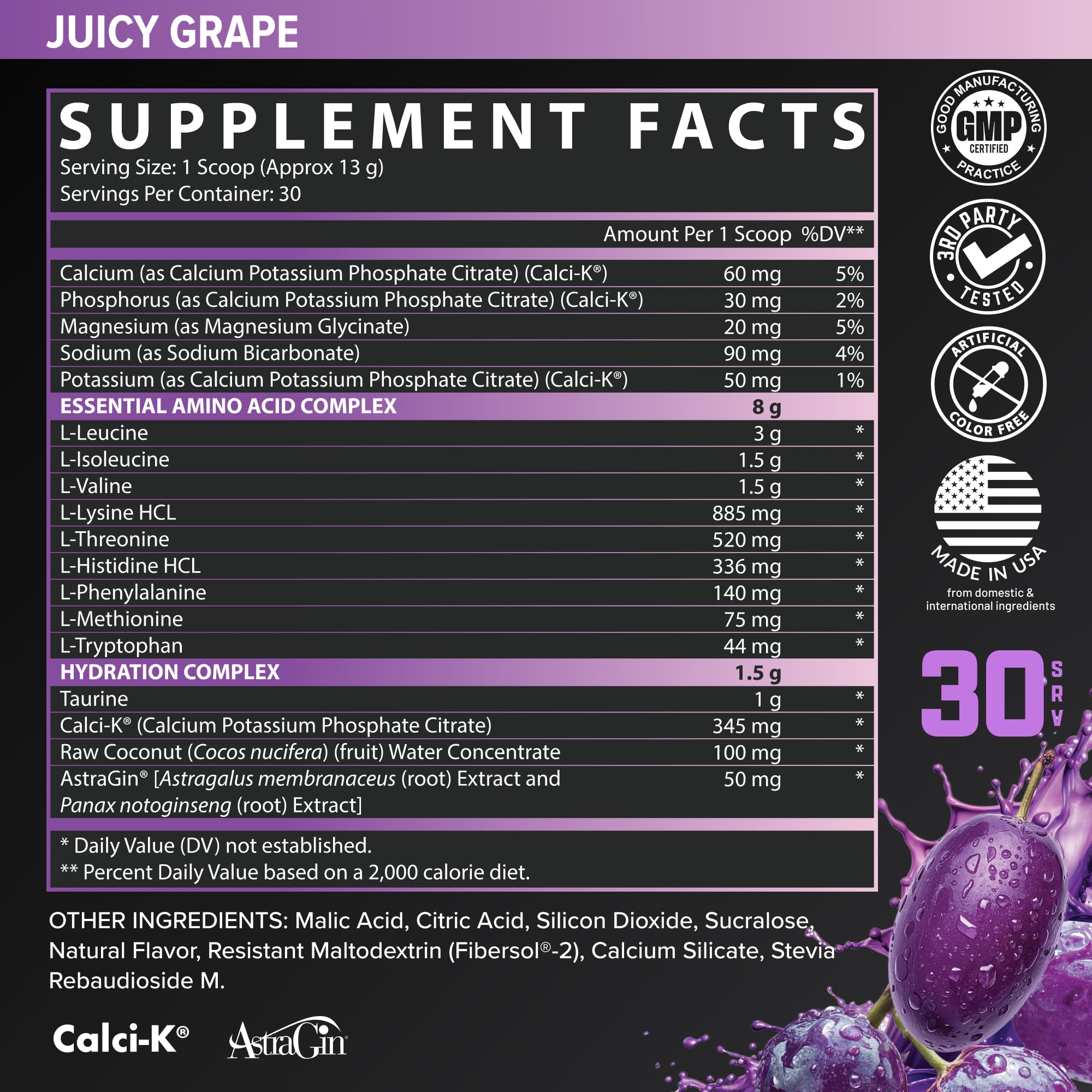 Nutrex Research EAA Hydration | EAAs + BCAAs Powder | Muscle Recovery, Strength, Muscle Building, Endurance | 8G Essential Amino Acids + Electrolytes | Apple Pear 30 Servings