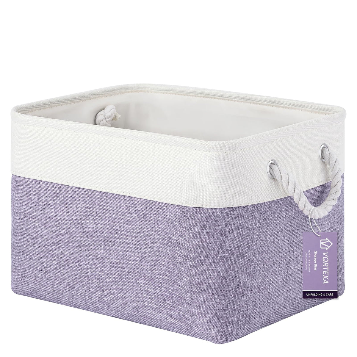 Storage Baskets for Shelves 11.8x7.9x5.2 Inch, Foldable Fabric Storage Bins with Handles, Small Storage Baskets for Organizing Closet, Office, Home Organization (1-Pack, Gray)