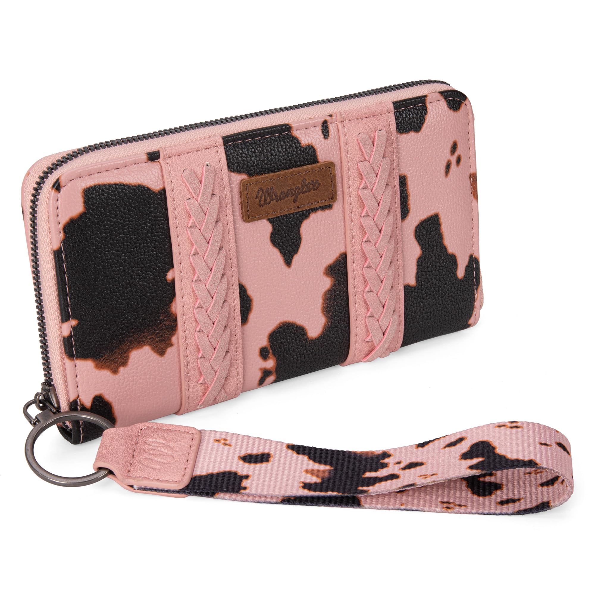 Wrangler Wallet Purse for Women Western Aztec Clutch Wristlet Wallet with Credit Card Holder