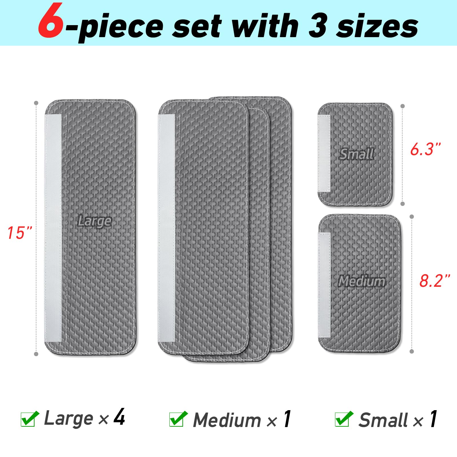 Refrigerator Door Handle Covers, Set of 4, Performance Appliance Handle Covers, Non-Slip Fridge Door Handle Covers, Keep Your Kitchen Clean, Microwave Oven Dishwasher door Handle Protectors(Brown)