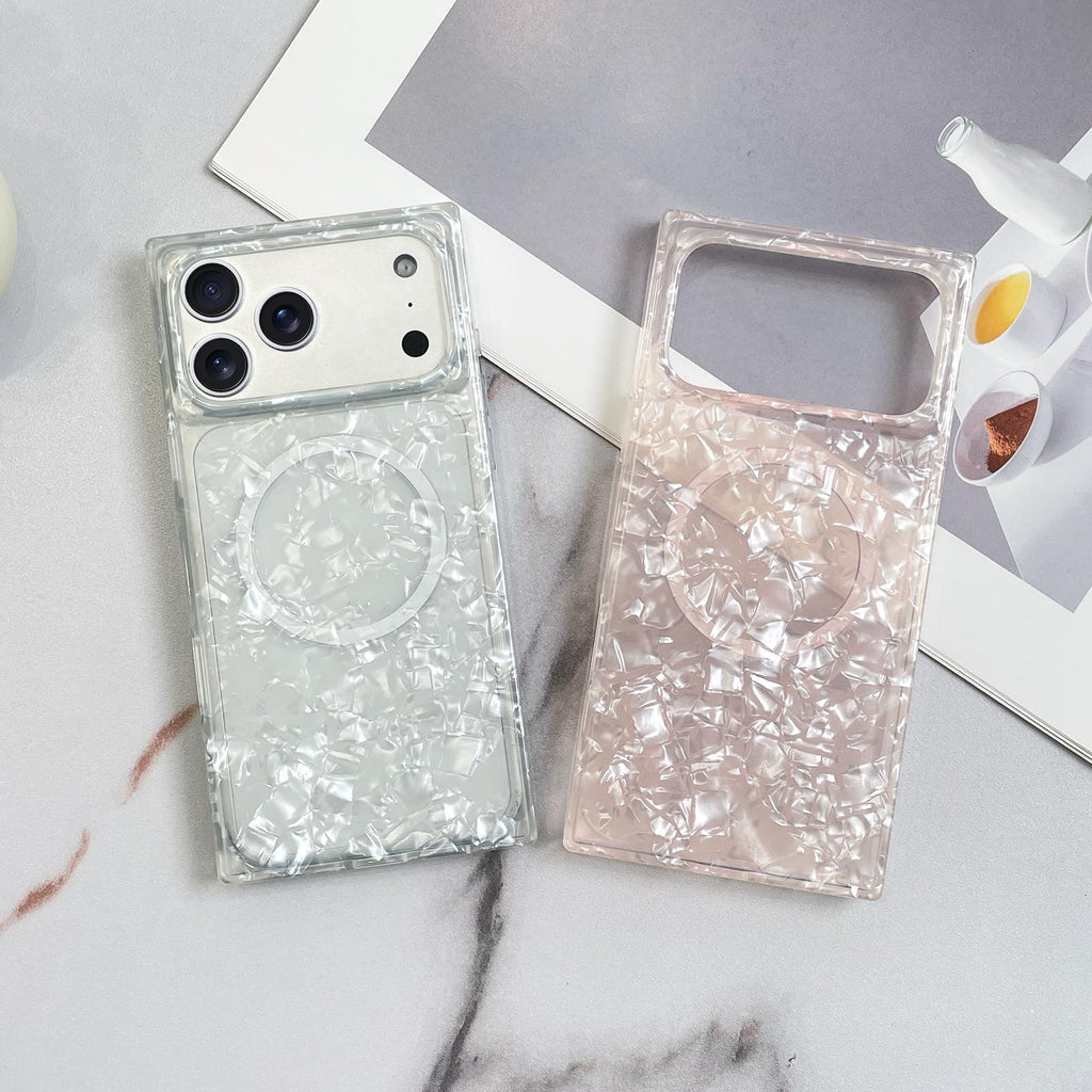 Cute Case for iPhone 13 Pro Case for Women Girls with Iridescent Cloud Pattern Design, Aesthetic Trendy Girly Matte Glitter Sparkly Rainbow Rectangle Protective Phone Cover, Sun Set Sky